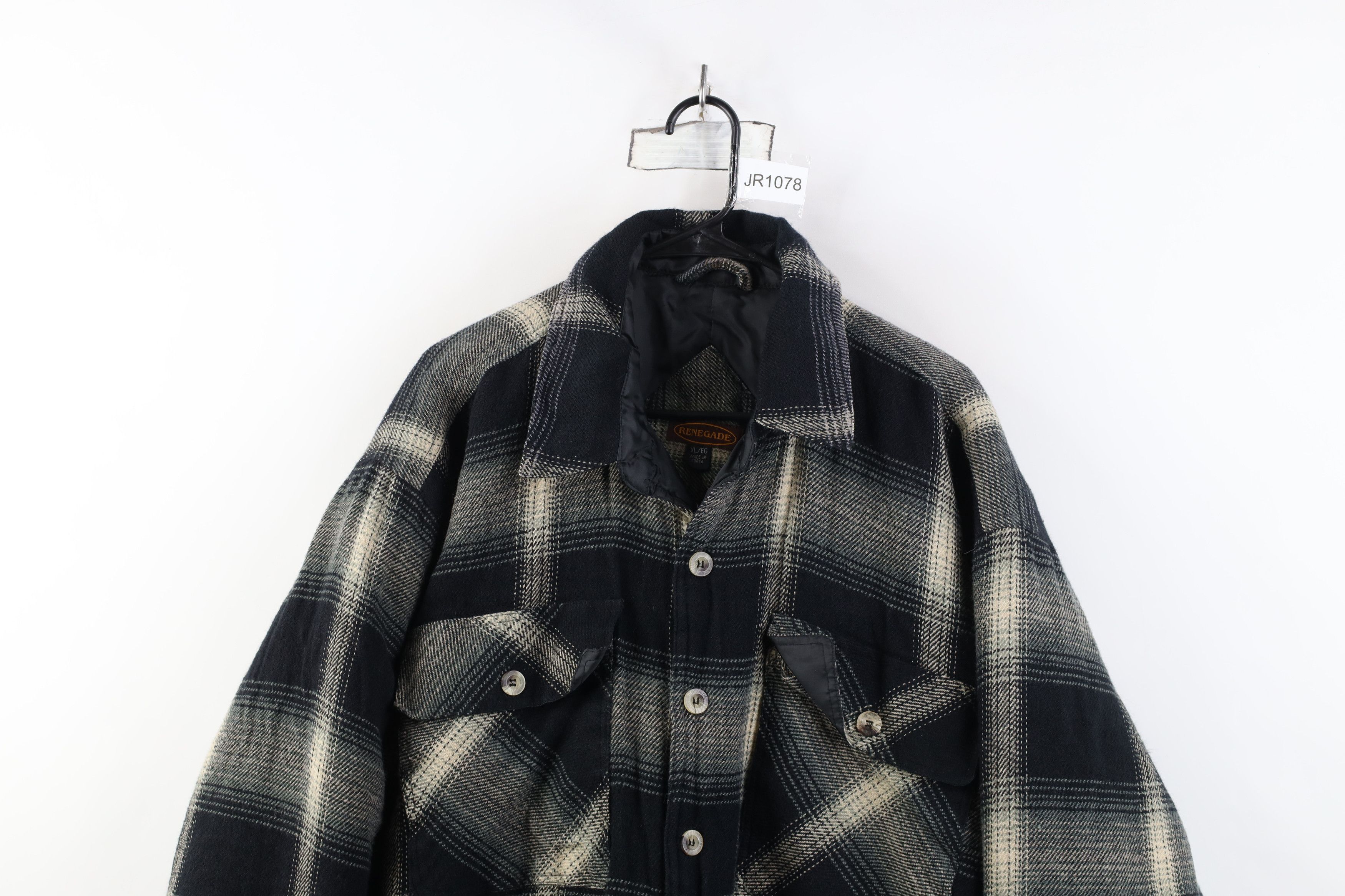 Vintage Vintage 90s Y2K Streetwear Button Shirt Jacket Jac Shirt Size US XXL / EU 58 / 5 - 2 Thumbnail