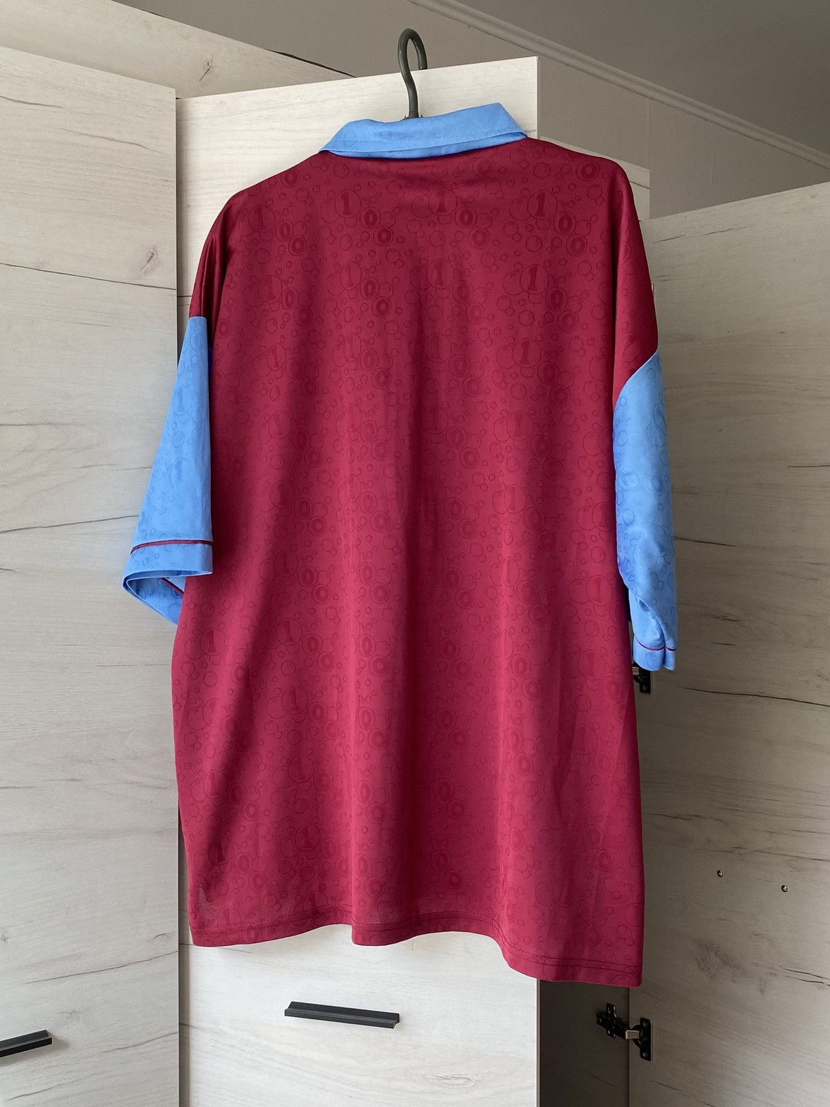 PONY West Ham Pony Home Jersey XXL Dagenham Motors Long Sleeve Size US XXL / EU 58 / 5 - 6 Thumbnail