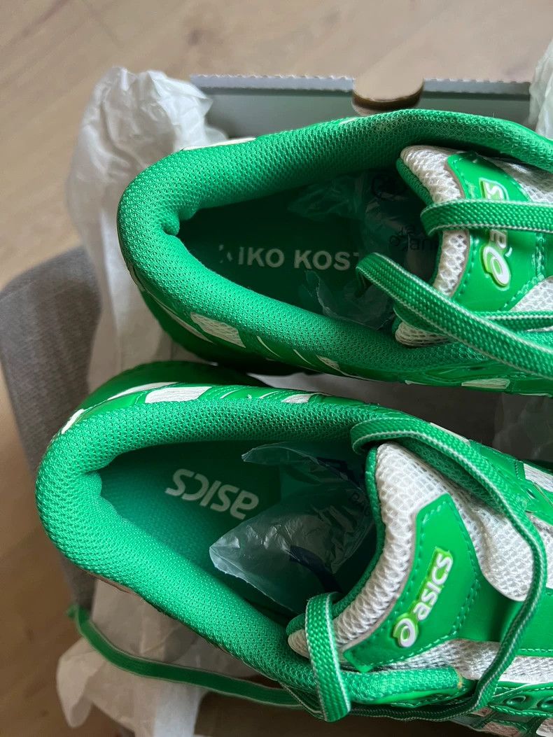 Kiko Kostadinov Kiko Kostadinov Asics Gel-Kiril White and green running sho Size US 8.5 / EU 41-42 - 3 Thumbnail