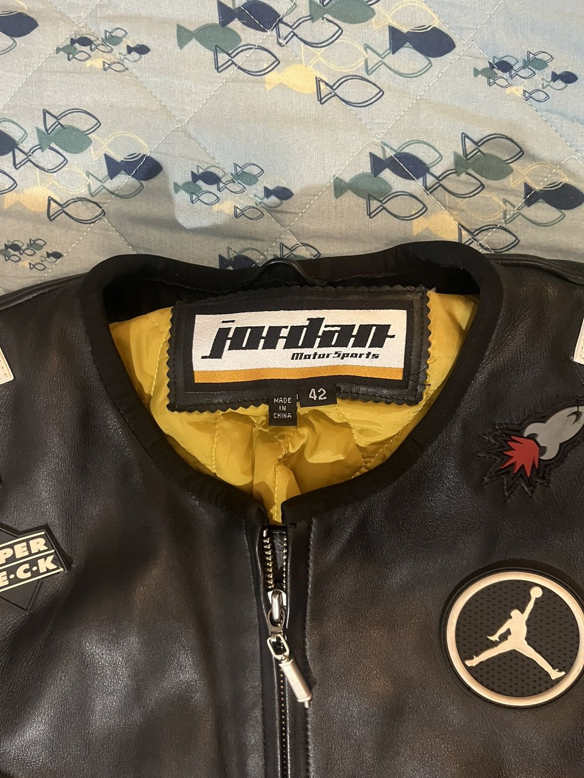 Jordan Brand MICHAEL JORDAN LEATHER MOTORCYCLE JACKET Size US M / EU 48-50 / 2 - 3 Thumbnail