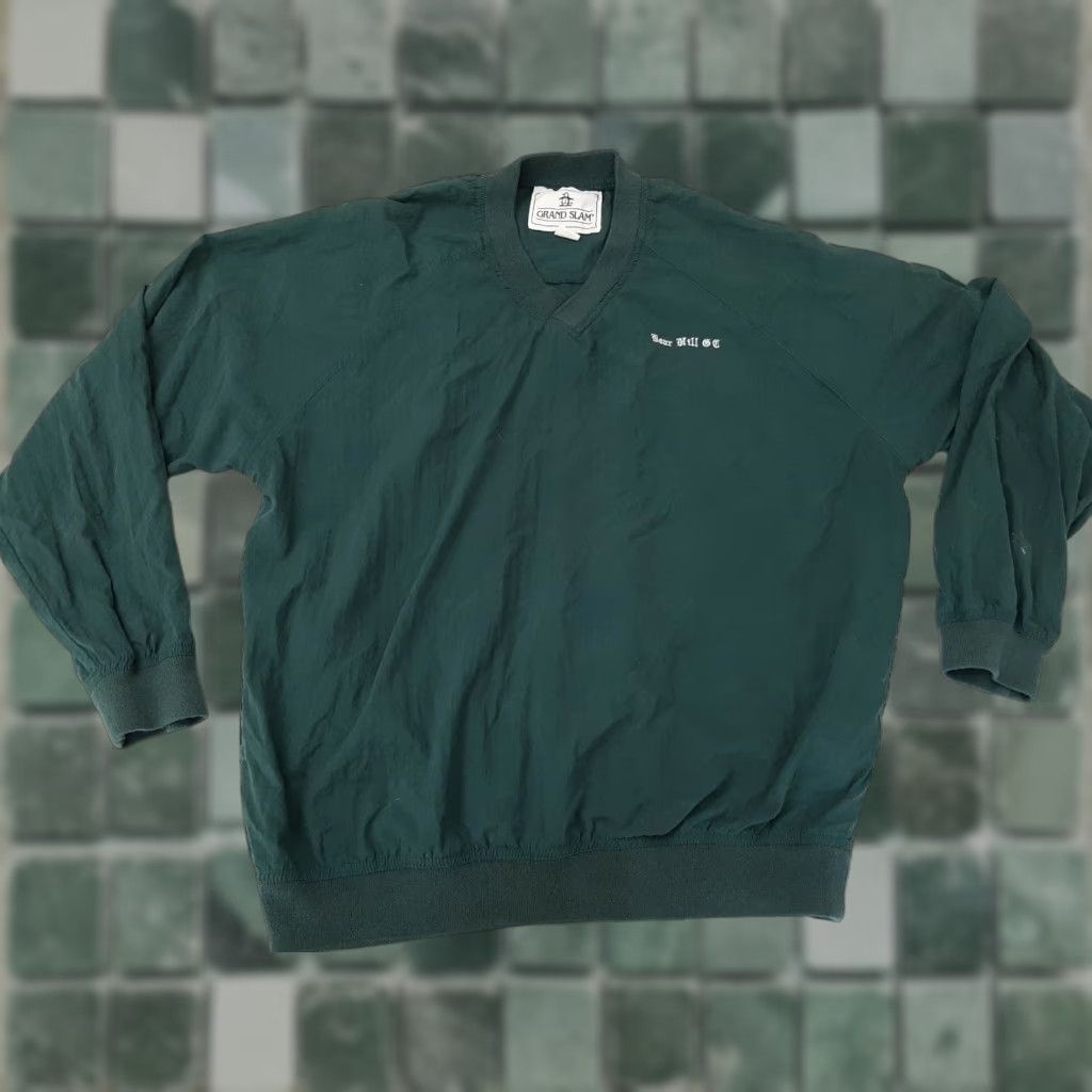 Vintage MEN'S GRAND SLAM GOLF JACKET L Green Bear Hall, Activewear, Long Sleeve, Casual, Golf, Size L, Green, Brand Grand Slam, Men Size US L / EU 52-54 / 3 - 1 Thumbnail