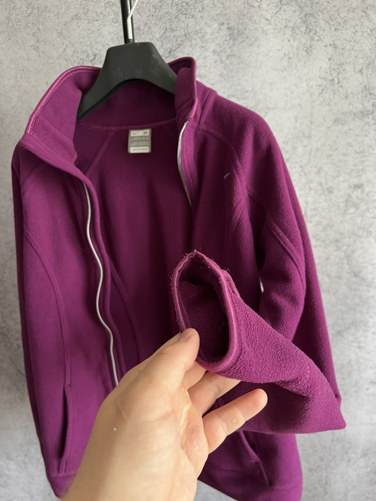 Nike Nike Retro Fleece Zip Up Jacket Mini Swoosh Sweater Size M / US 6-8 / IT 42-44 - 14 Thumbnail