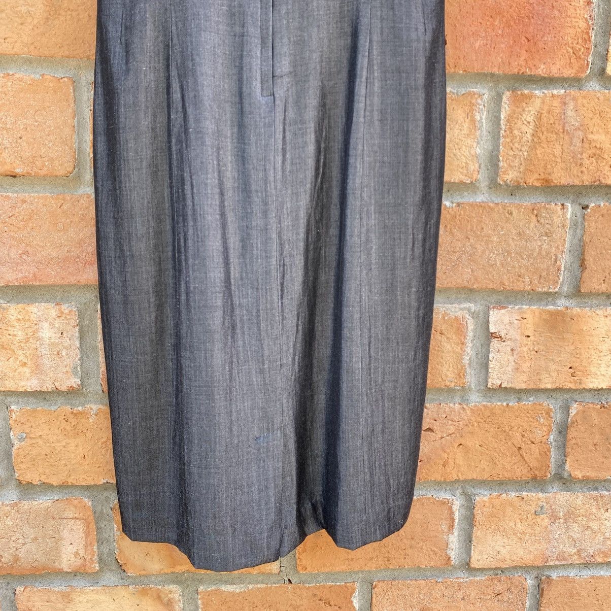 Zucca ZUCCA Dark Denim V-Neck Dress Size M / US 6-8 / IT 42-44 - 16 Thumbnail