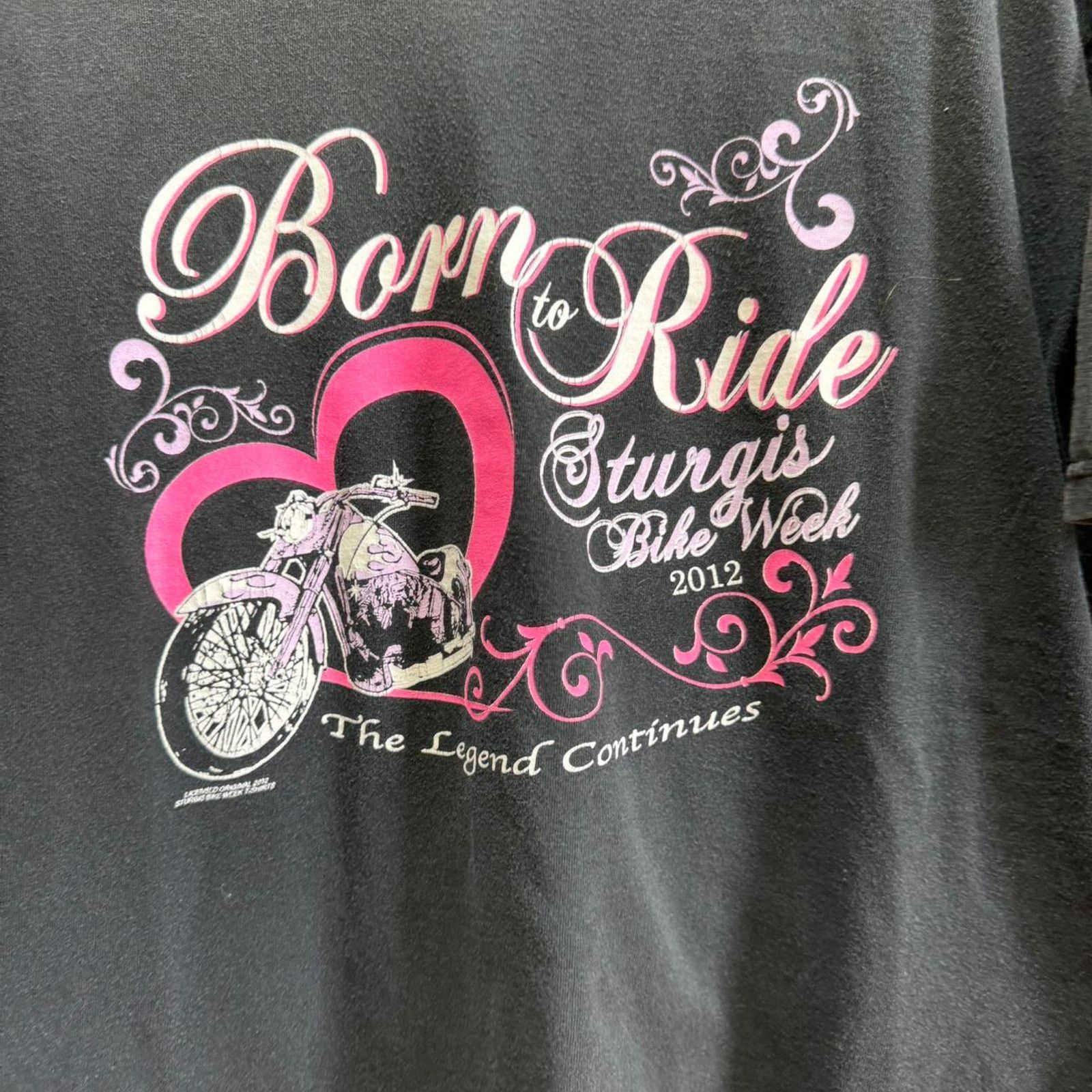 Vintage Vintage Y2K Black Hills Rally Biker T-Shirt Size US L / EU 52-54 / 3 - 3 Thumbnail