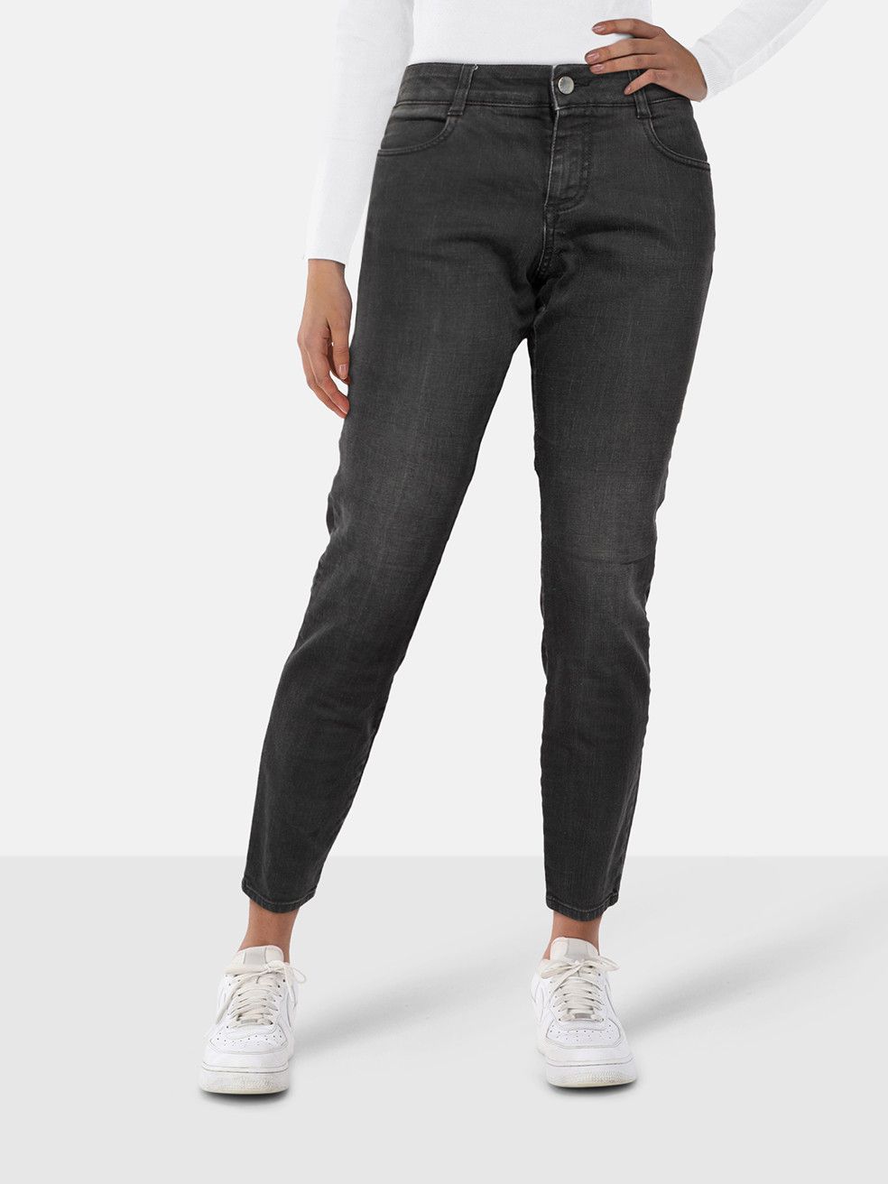 Stella McCartney Black Zip Detail Skinny Jeans Size 30" / US 8 / IT 44 - 1 Thumbnail