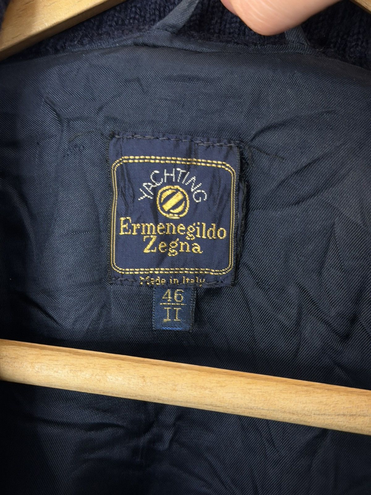Ermenegildo Zegna Vintage Archive 80s Ermenegildo Zegna Yachting Wool Jacket Size US M / EU 48-50 / 2 - 11 Thumbnail