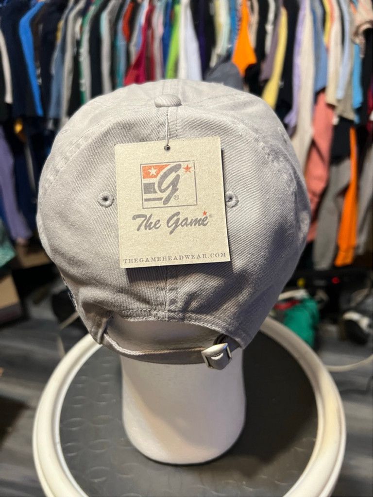 The Game Unisex The Game Baseball Cap Gray/Navy South Coast Winery Size ONE SIZE - 3 Thumbnail