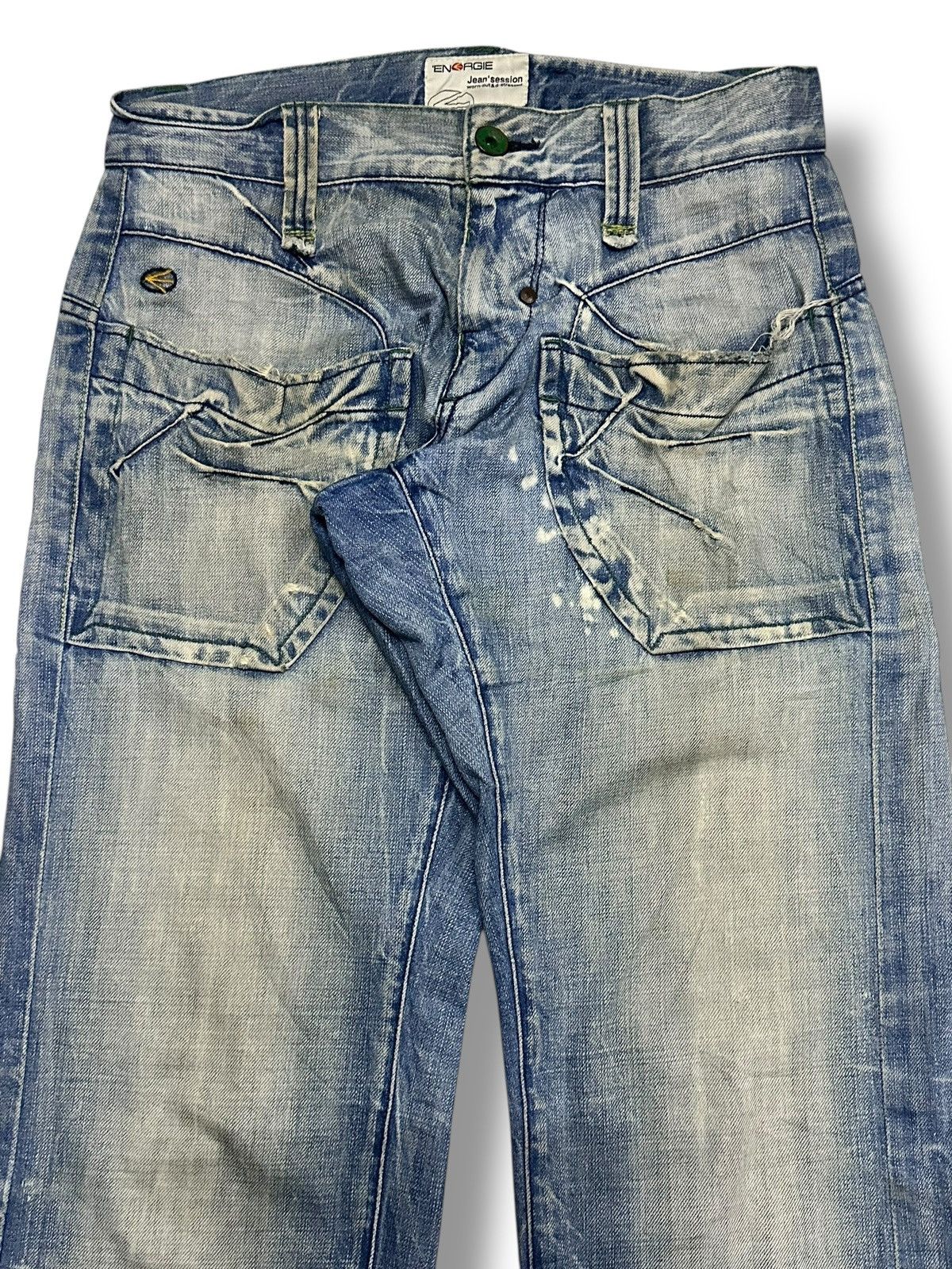 Energie Distressed Vintage Energie Jean With Baggy Loose Style Faded Size US 32 / EU 48 - 3 Thumbnail