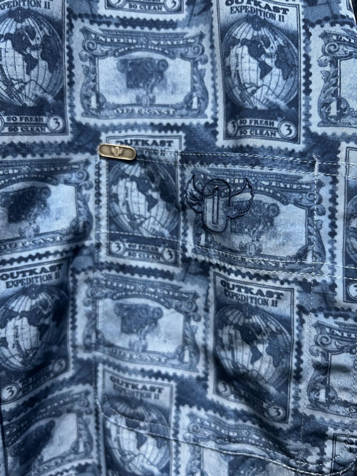 Outkast Outkast vintage blue expedition RAP short sleeve Size US XXL / EU 58 / 5 - 3 Thumbnail