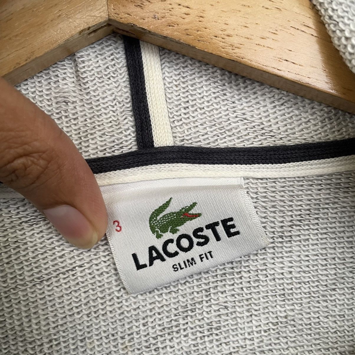 Designer × Lacoste Lacoste Slim Fit Zip Up Hoodie Size US M / EU 48-50 / 2 - 4 Thumbnail