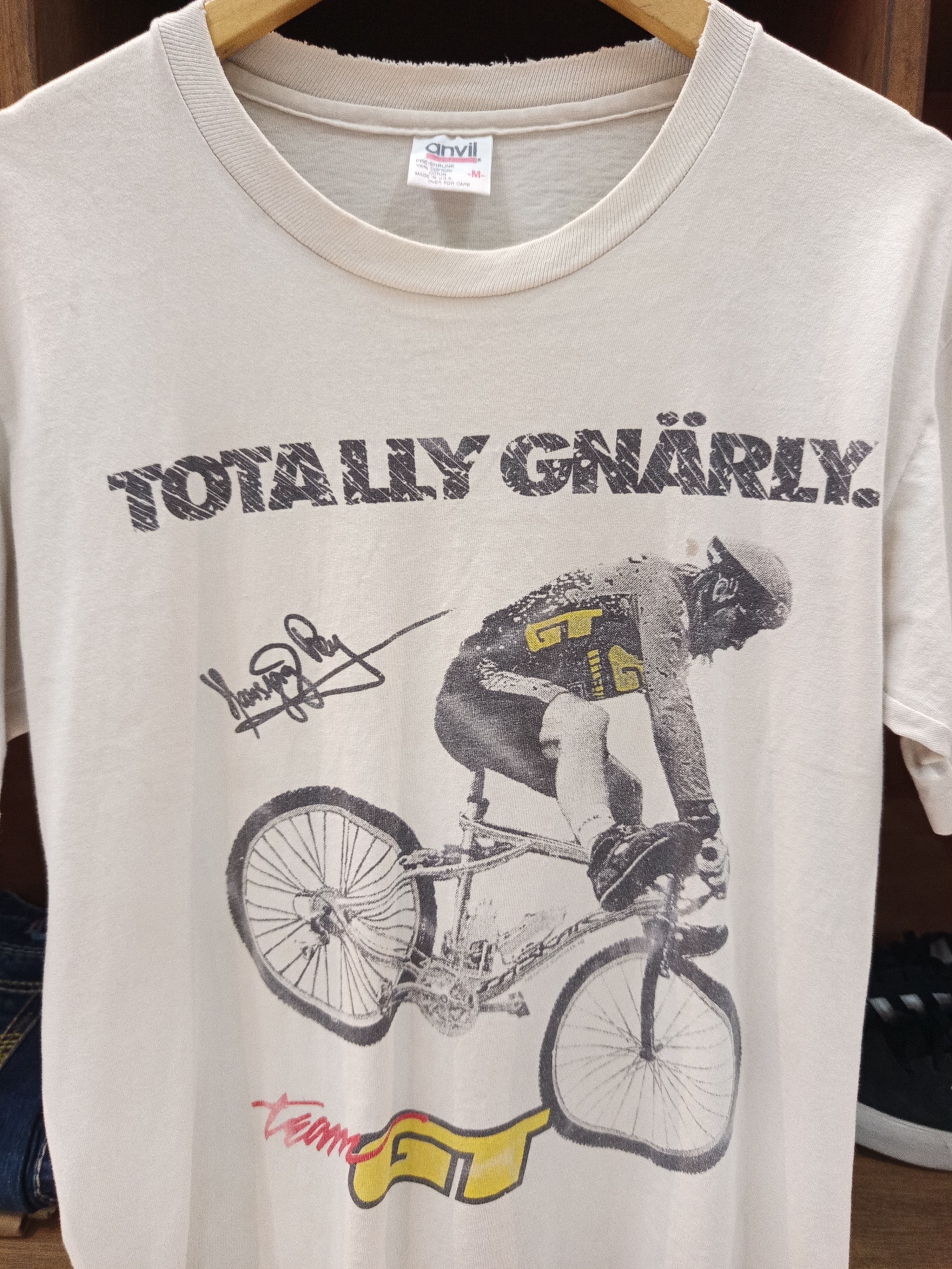 Vintage 1990s Team GT BMX Totally Gnarly T shirt Size US M / EU 48-50 / 2 - 4 Thumbnail