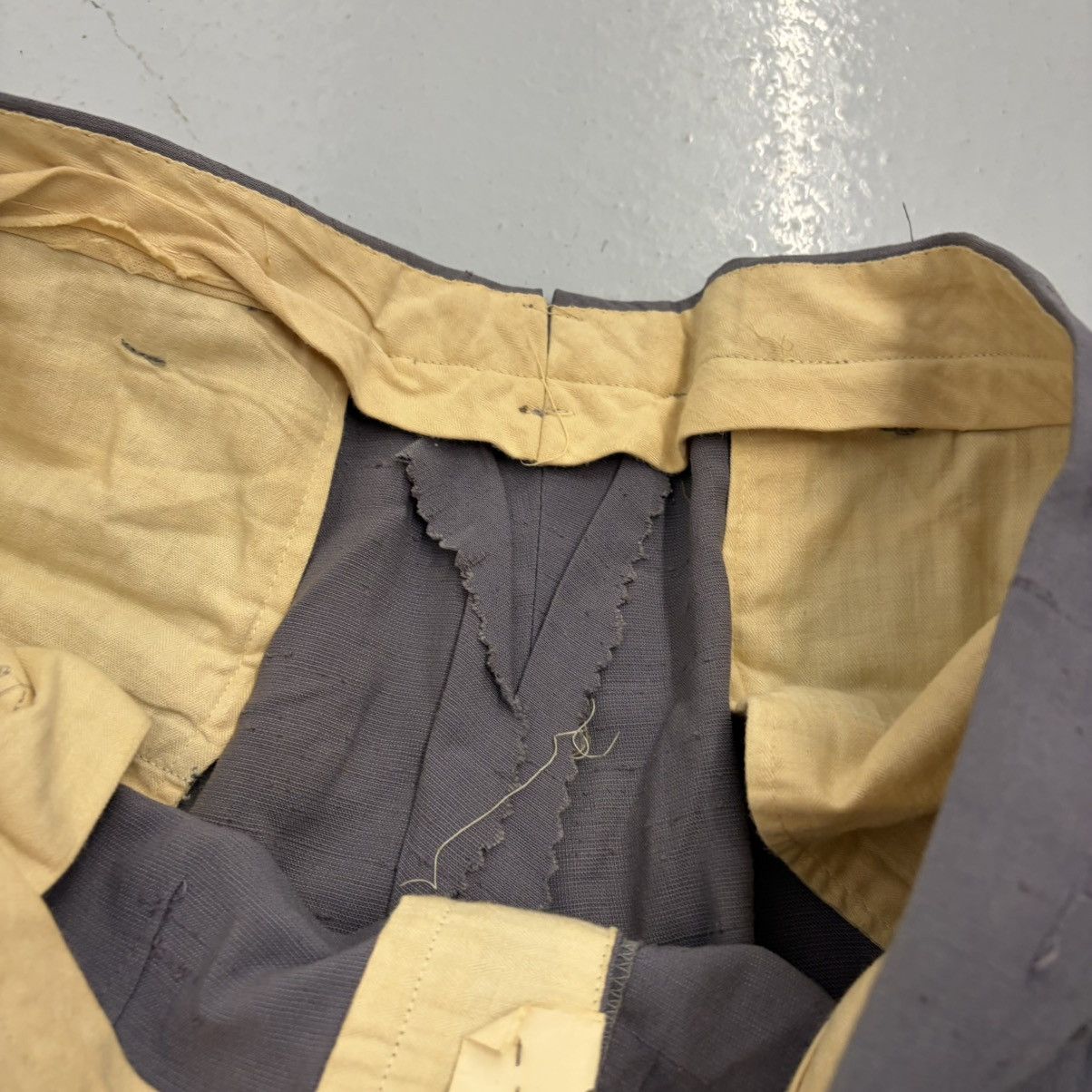 Other Vintage 50s Nowell's Blue Fleck Rayon Wool Suit Size 44L - 9 Thumbnail
