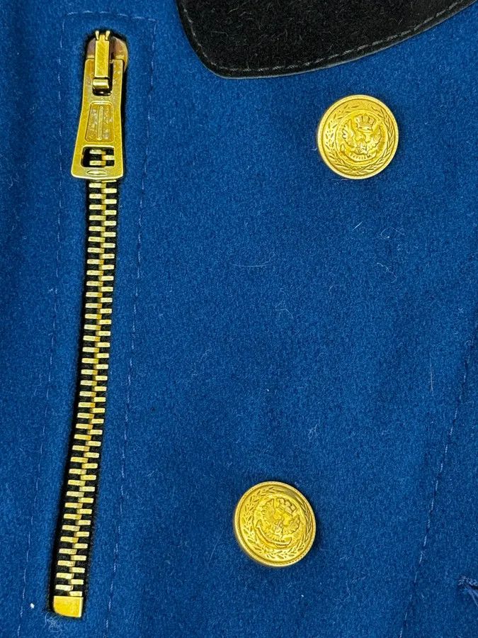 Balenciaga AW2007 Balenciaga Blue Royal Jacket By Nicolas Ghesquière Size M / US 6-8 / IT 42-44 - 11 Thumbnail