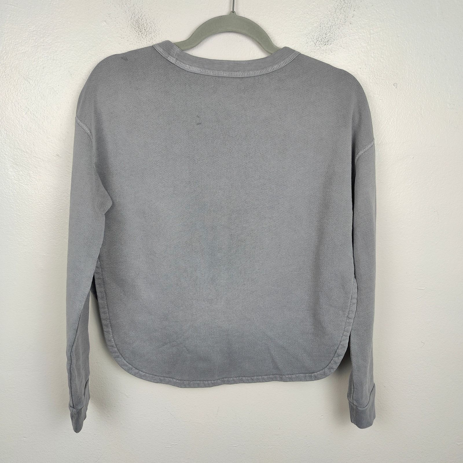 Outerknown Outerknown Solstice Cutaway Crew Sweatshirt Women Small Gray Size S / US 4 / IT 40 - 5 Thumbnail