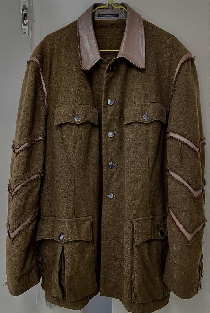Yohji Yamamoto POUR HOMME archive kangaroo leaher military jacket Size US M / EU 48-50 / 2 - 1 Thumbnail