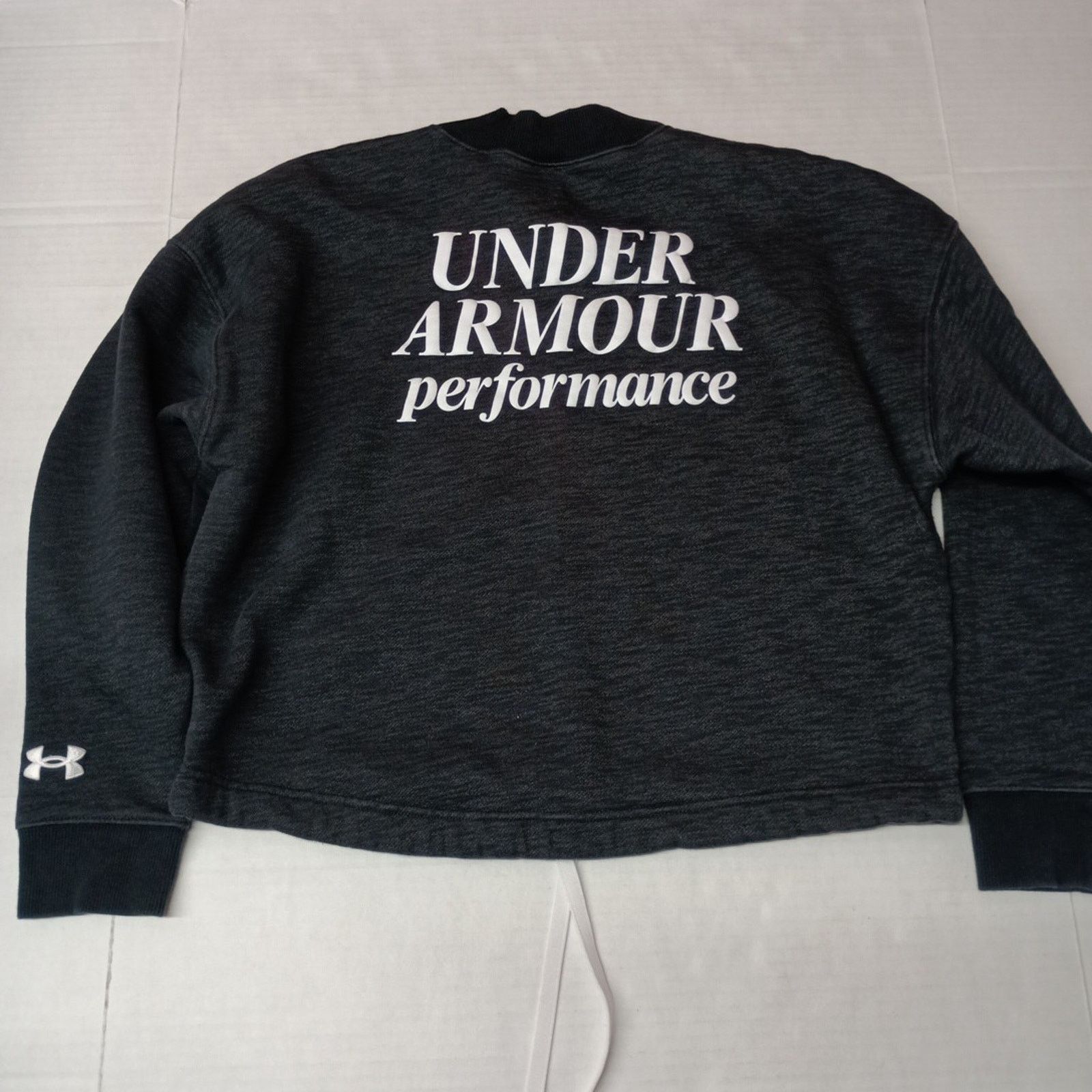 Under Armour Under Armor Sweatshirt Women's Size M Loose Black Drawstring Size M / US 6-8 / IT 42-44 - 8 Thumbnail