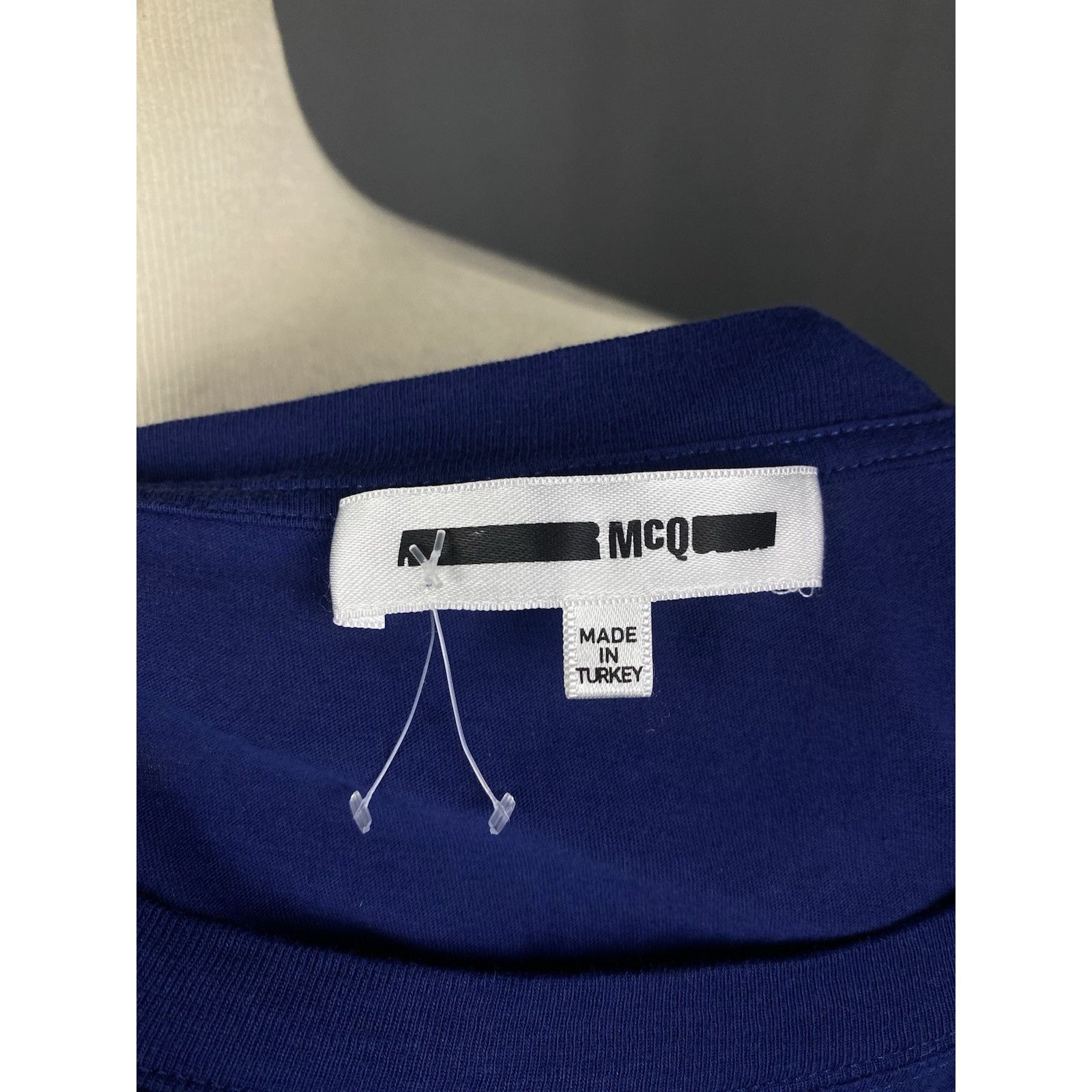 Alexander McQueen Alexander McQueen Small Logo Men's Blue T-Shirt Size L Size US L / EU 52-54 / 3 - 10 Thumbnail