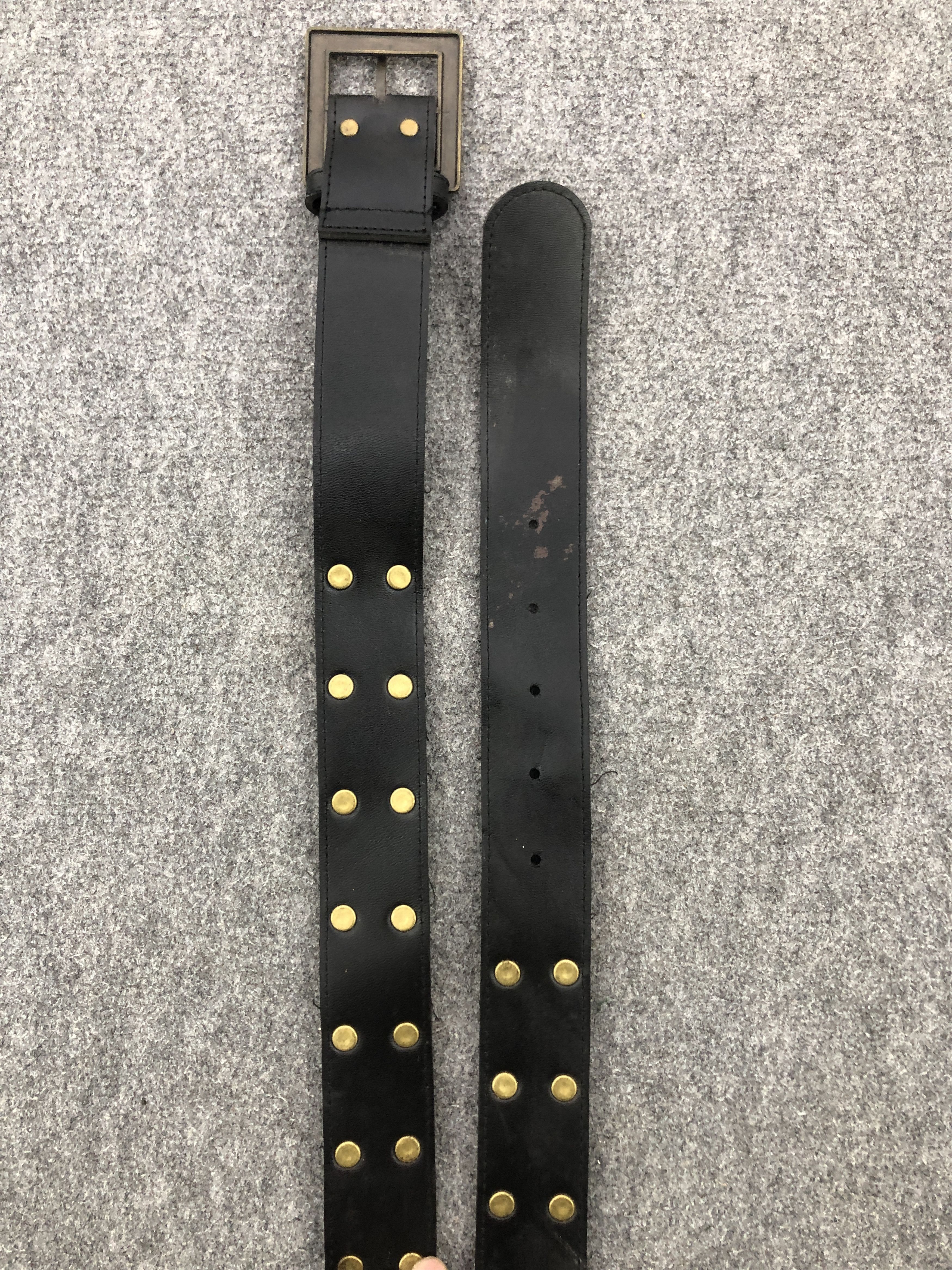 Vintage Vintage Spike Studded Leather Belt B0040 Size ONE SIZE - 5 Thumbnail