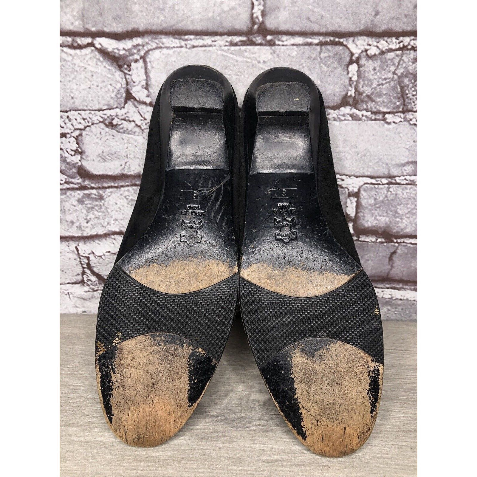 Aquatalia Aquatalia Black Suede Leather Low Heel Closed Mules Shoes Wo Size US 8 / IT 38 - 9 Thumbnail