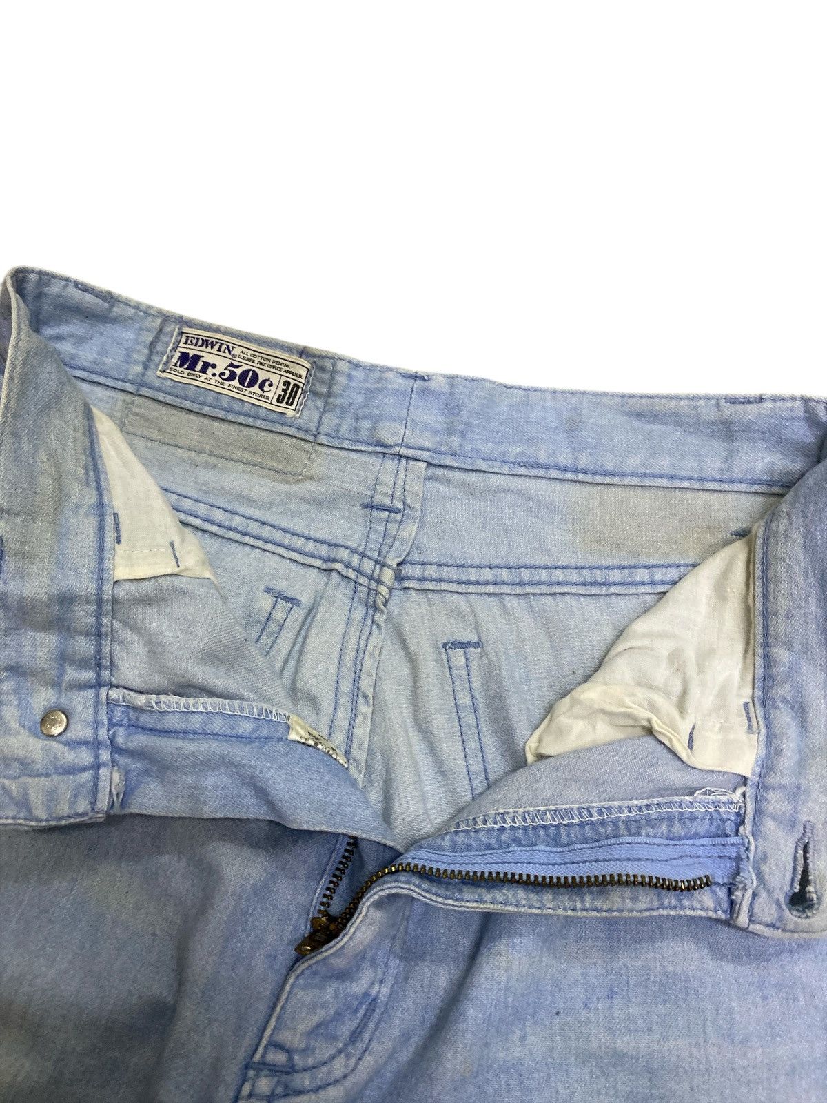 Edwin × If Six Was Nine × Vintage Vintage 70s Mr.50c by Edwin Flared Denim Bootcut Jeans Size US 29 - 12 Thumbnail
