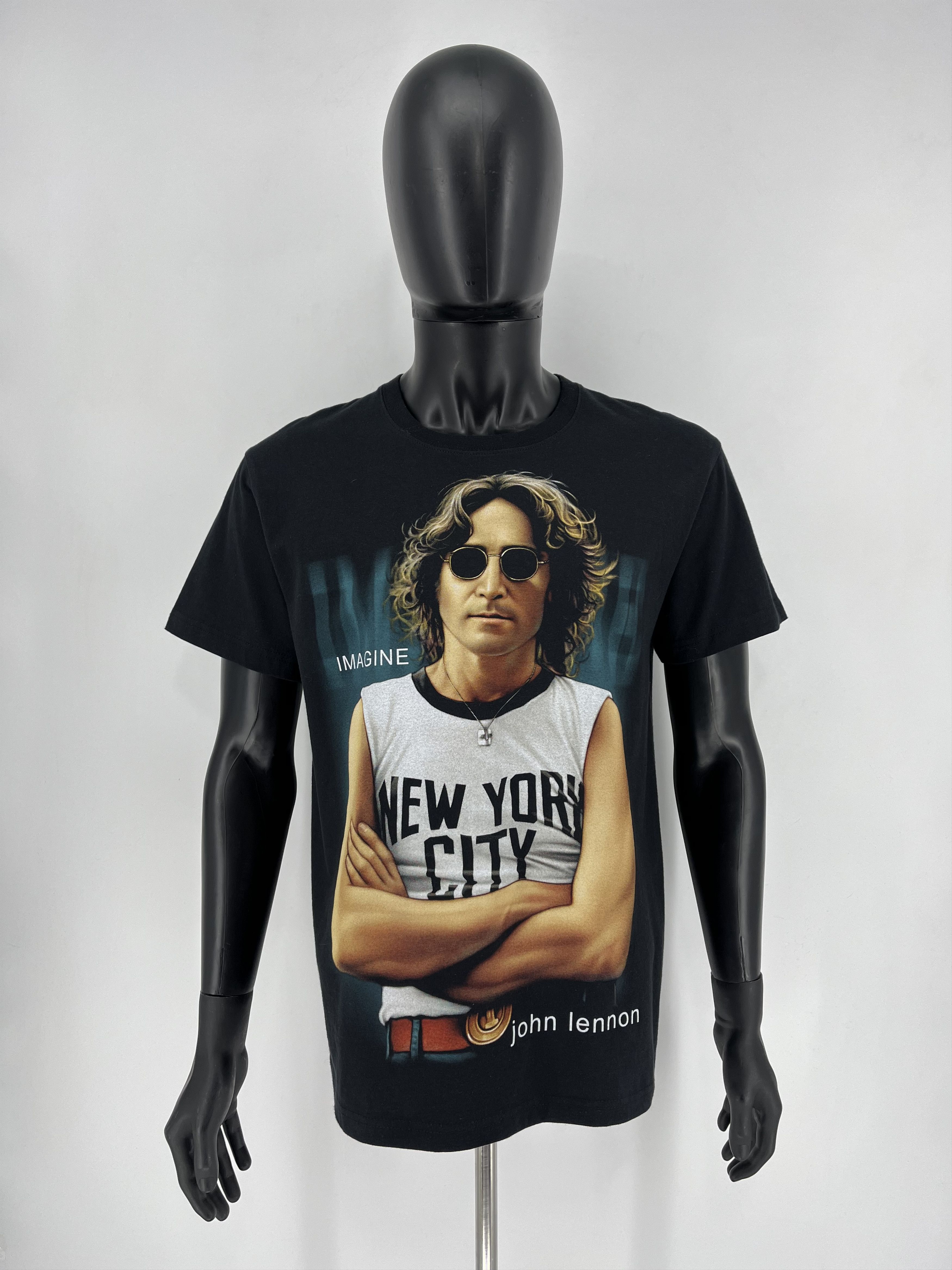 Vintage John Lennon All Over Print Vintage Tee Size US M / EU 48-50 / 2 - 2 Thumbnail