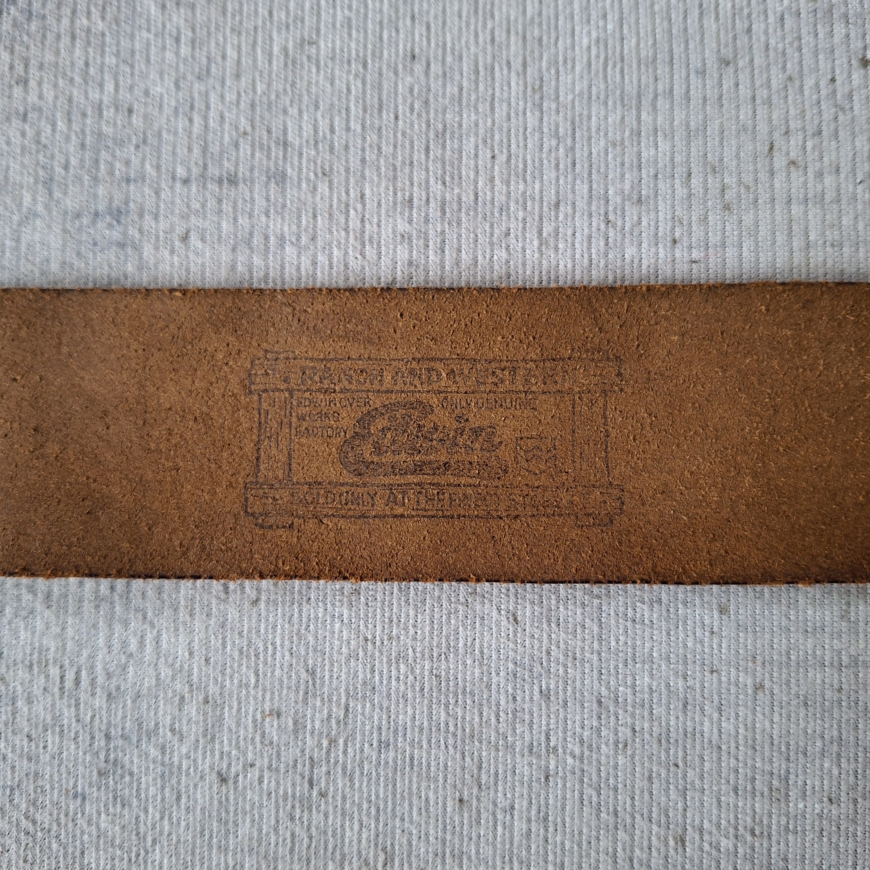 Edwin 🧱 Vintage edwin jeans solid brass garrison leather belt Size ONE SIZE - 8 Thumbnail