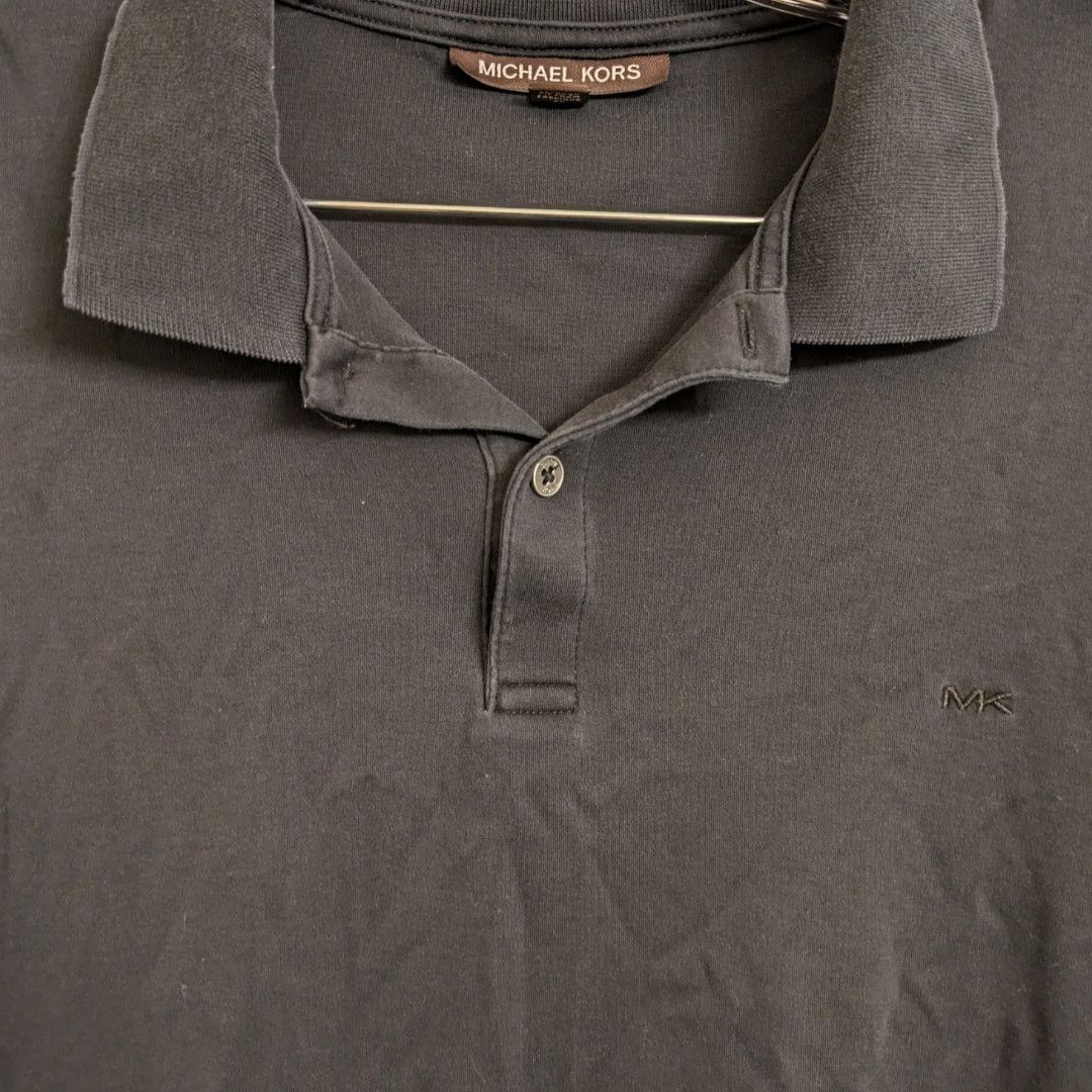 Michael Kors Men's MICHAEL KORS Black Polo Shirt Size XL Size US XL / EU 56 / 4 - 4 Thumbnail