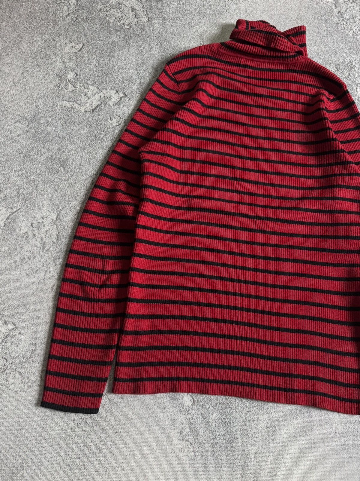Lauren Ralph Lauren Lauren Ralph Lauren L/size striped turtleneck sweater Size L / US 10 / IT 46 - 13 Thumbnail