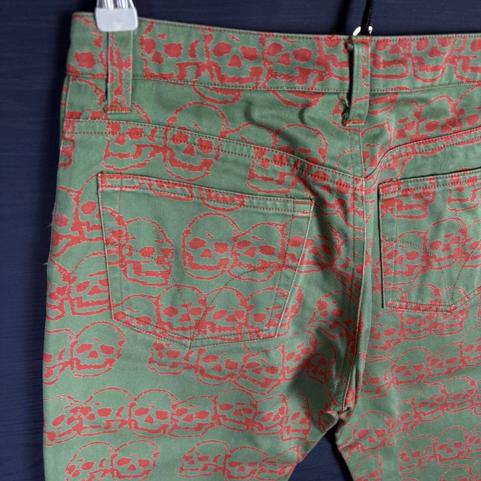 Hysteric Glamour × Japanese Brand × Vintage 🇯🇵HYSTERIC GLAMOUR SKULL DENIM Size US 29 - 5 Thumbnail