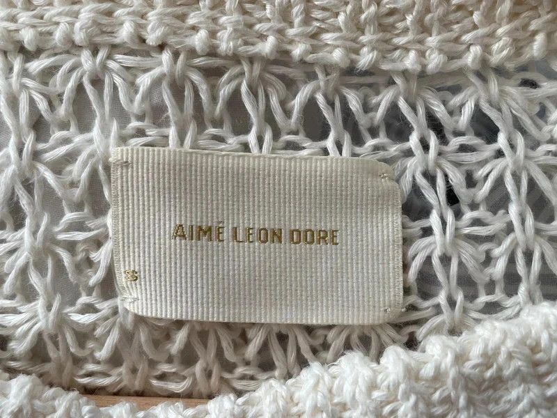 Aime Leon Dore Aime Leon Dore Loose Knit Waffle Crewneck Sweater Pristine Size US S / EU 44-46 / 1 - 4 Thumbnail