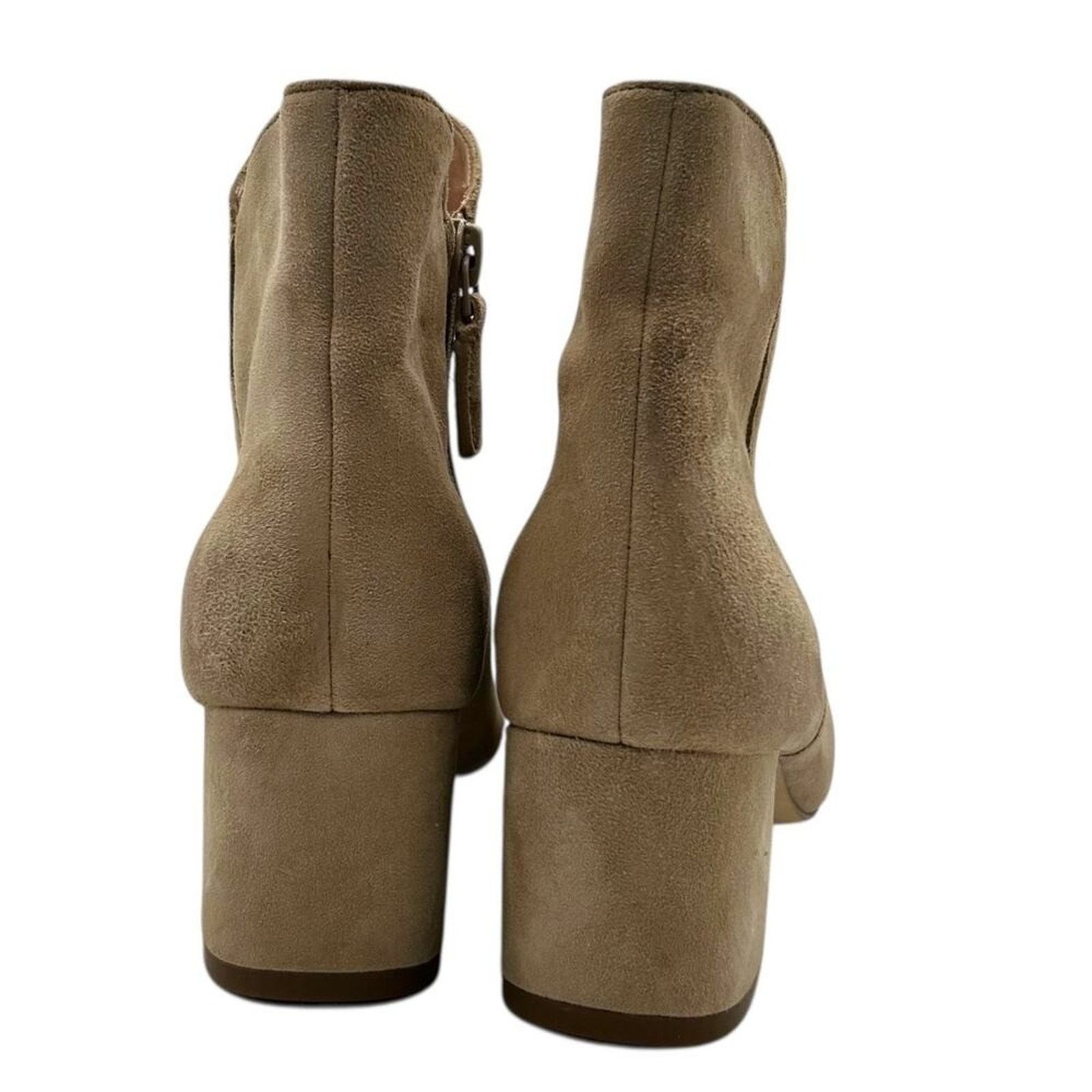 Cole Haan Cole Haan Tan Suede Block Heel Ankle Booties Size 5B Size US 5 / IT 35 - 7 Thumbnail