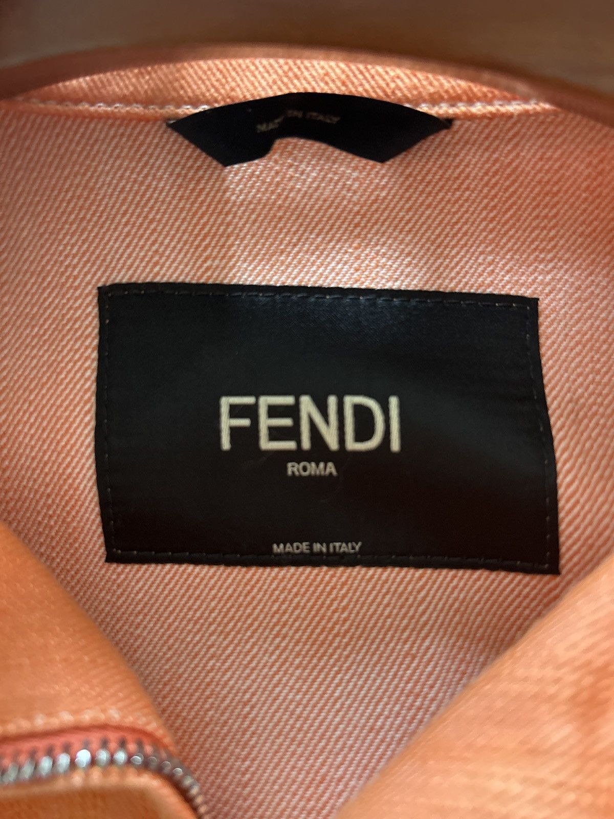 Fendi Original Fendi Roma Denim Jacket Size US M / EU 48-50 / 2 - 6 Thumbnail