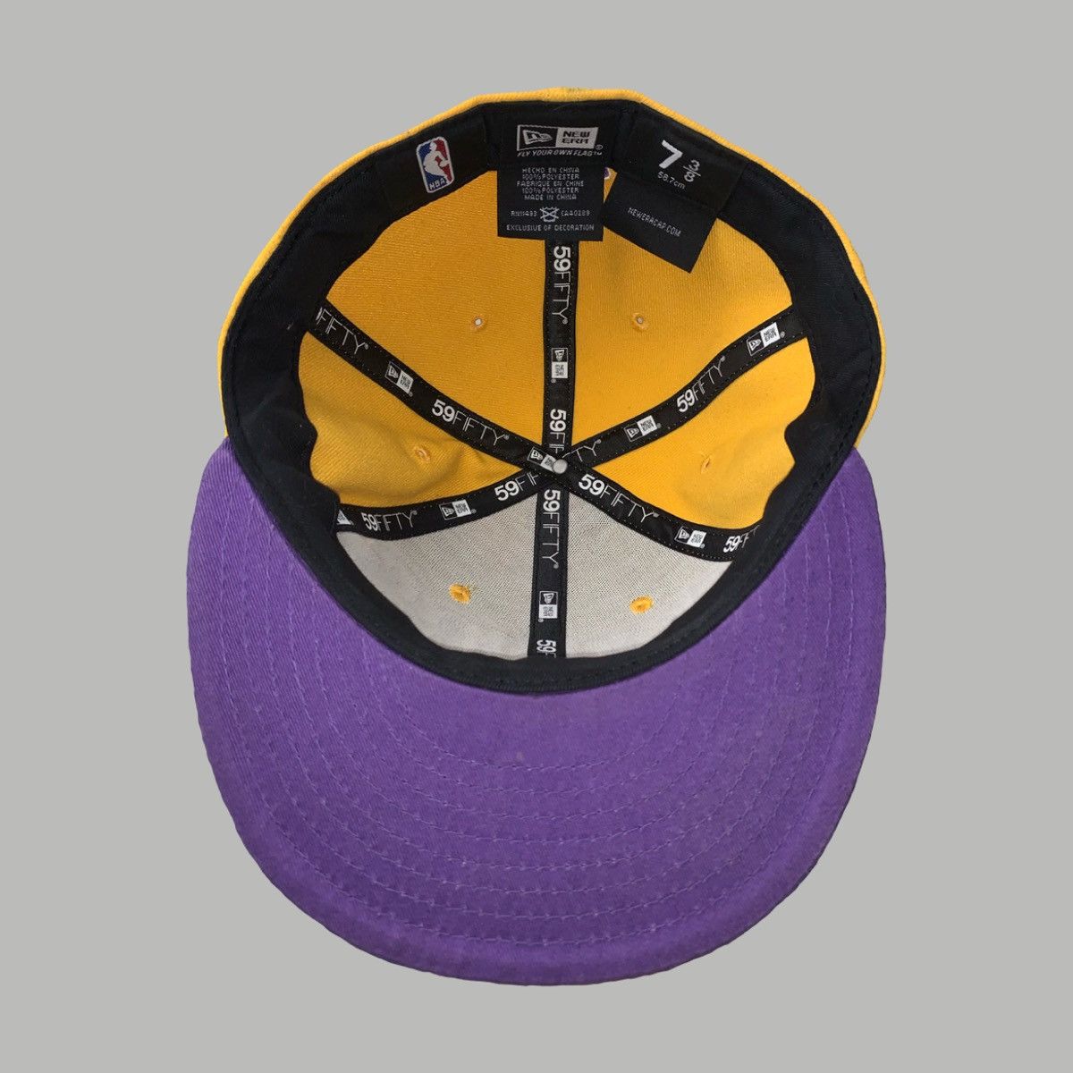 New Era New Era 59fifty Los Angeles Lakers fitted hat 7 3/8 Size ONE SIZE - 4 Thumbnail