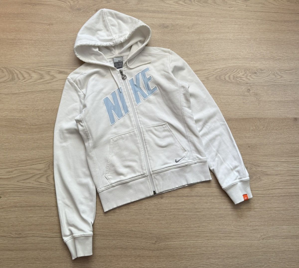 Nike Vintage 00’s Nike y2k Women’s Japanese Full Zip Hoodie Size M / US 6-8 / IT 42-44 - 1 Thumbnail