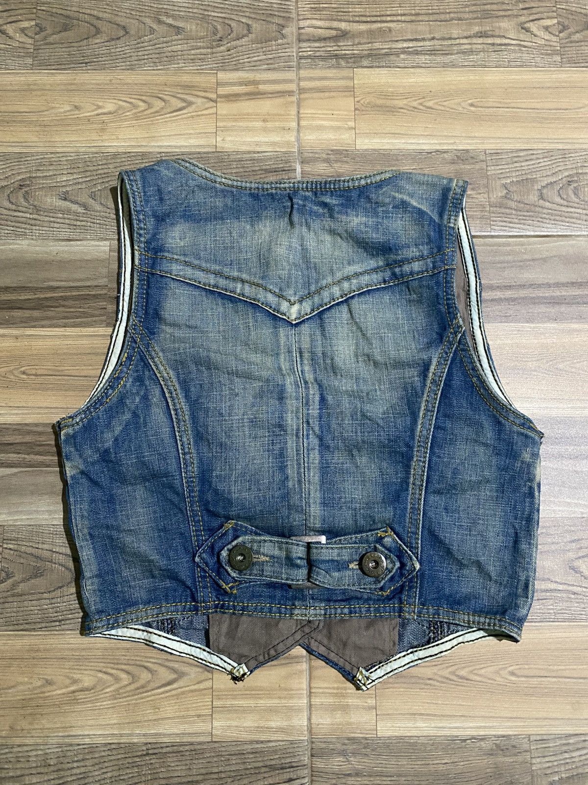 Japanese Brand LOLITA VEST DENIM Size S / US 4 / IT 40 - 4 Thumbnail