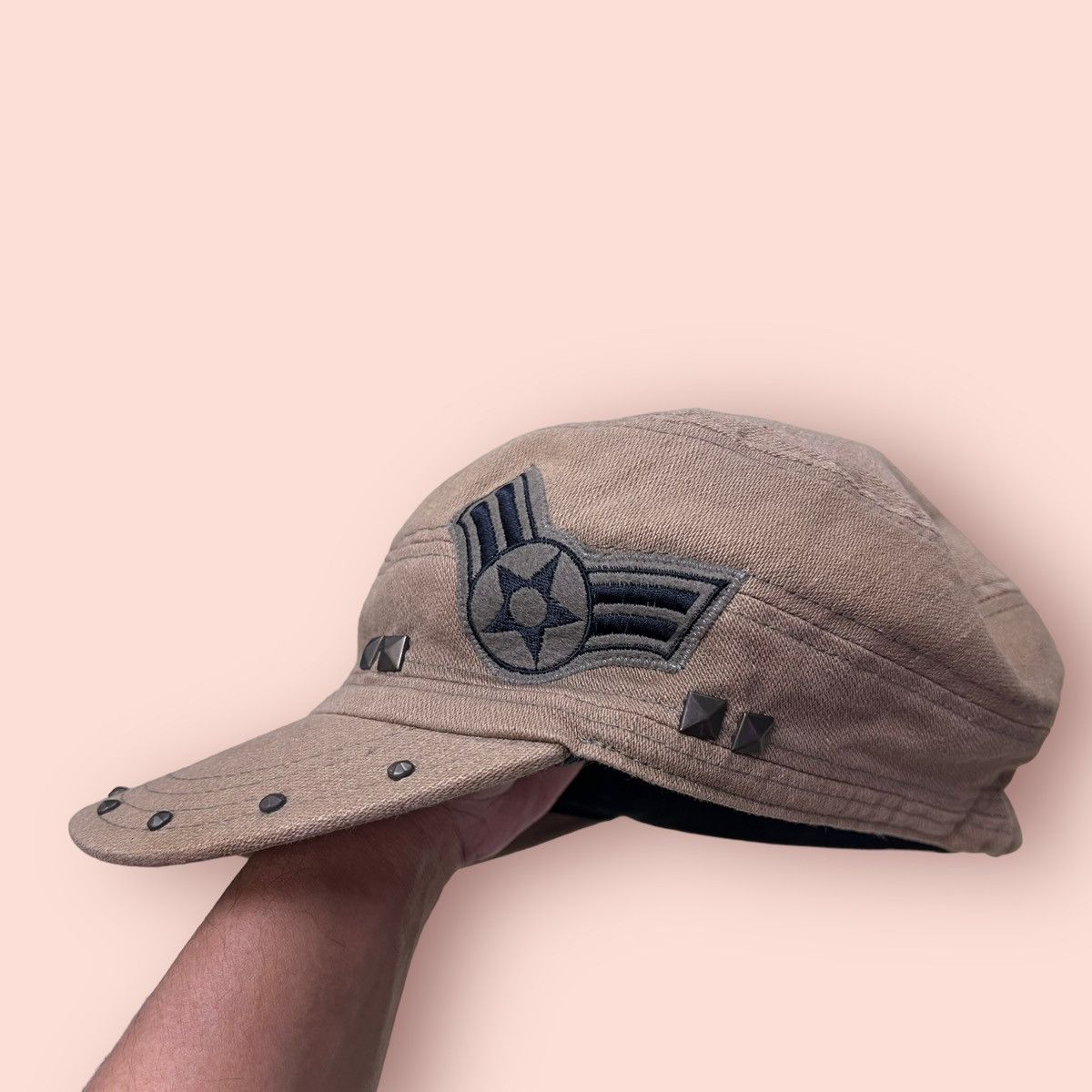 Japanese Brand VINTAGE JAPAN MILITARY AIR FORCE FITTED HAT Size ONE SIZE - 20 Thumbnail
