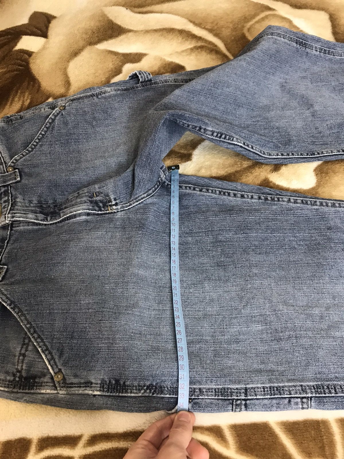 Japanese Brand × Vintage 🔥 VINTAGE DENIM CARPENTER DETROIT CHORE JEANS LEE DUNGAREES Size US 32 / EU 48 - 13 Thumbnail