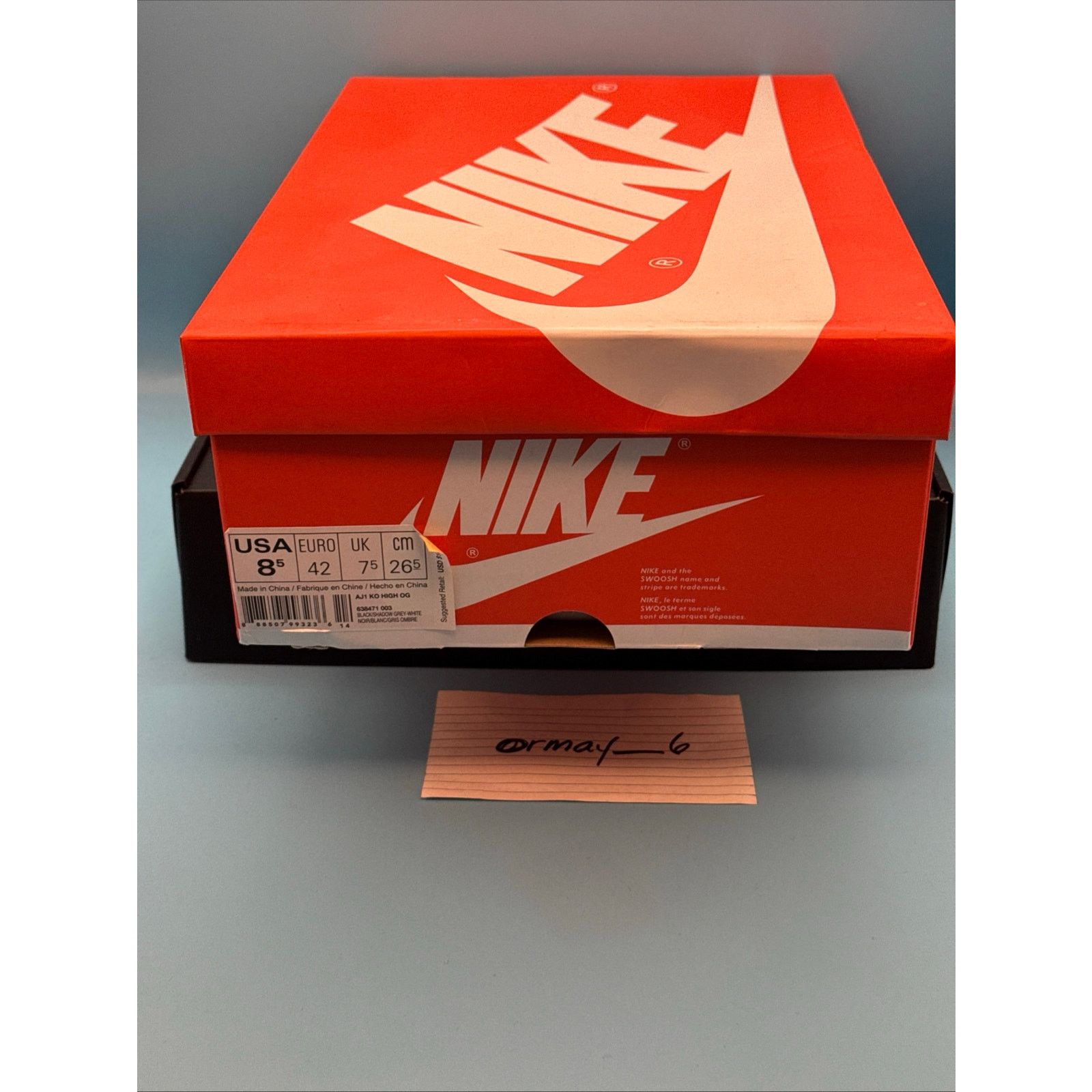 Nike Nike AJ1 KO High OG 2015 Shadow m8.5 w10 Size US 8.5 / EU 41-42 - 8 Thumbnail