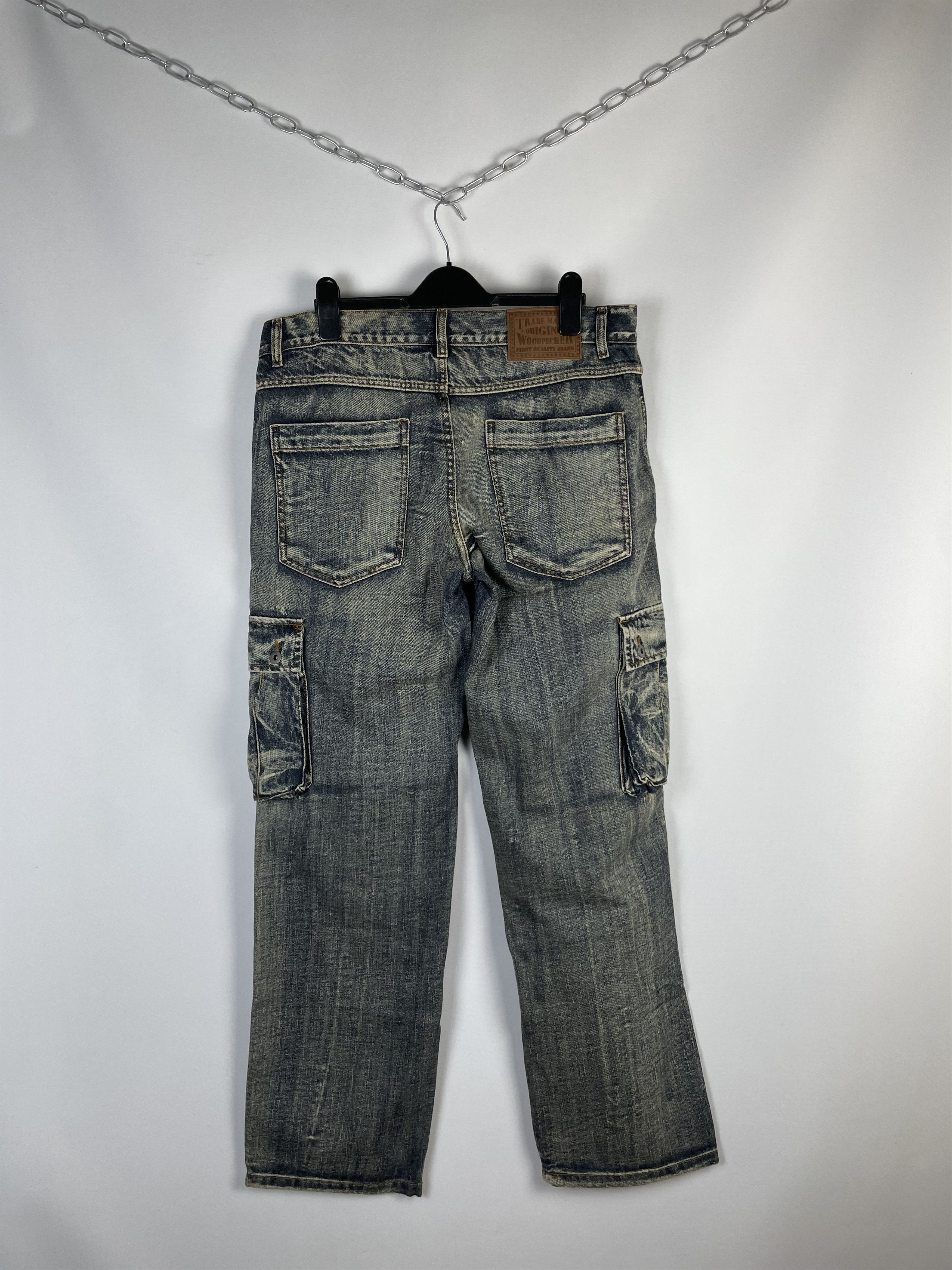 Vintage Vintage Y2K Cargo Jeans Denim Size US 36 / EU 52 - 1 Thumbnail