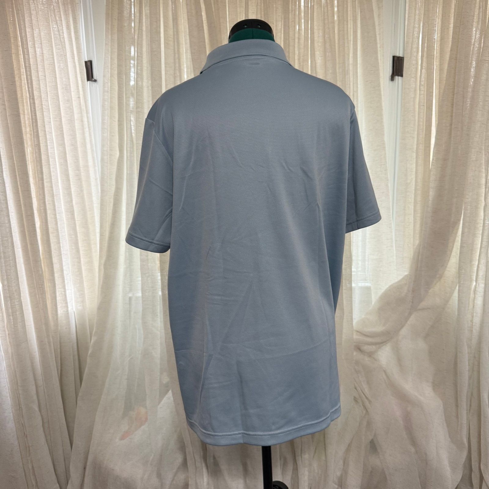 Adidas Adidas Performance Polo Shirt Light Blue | Sz L Size US L / EU 52-54 / 3 - 5 Thumbnail