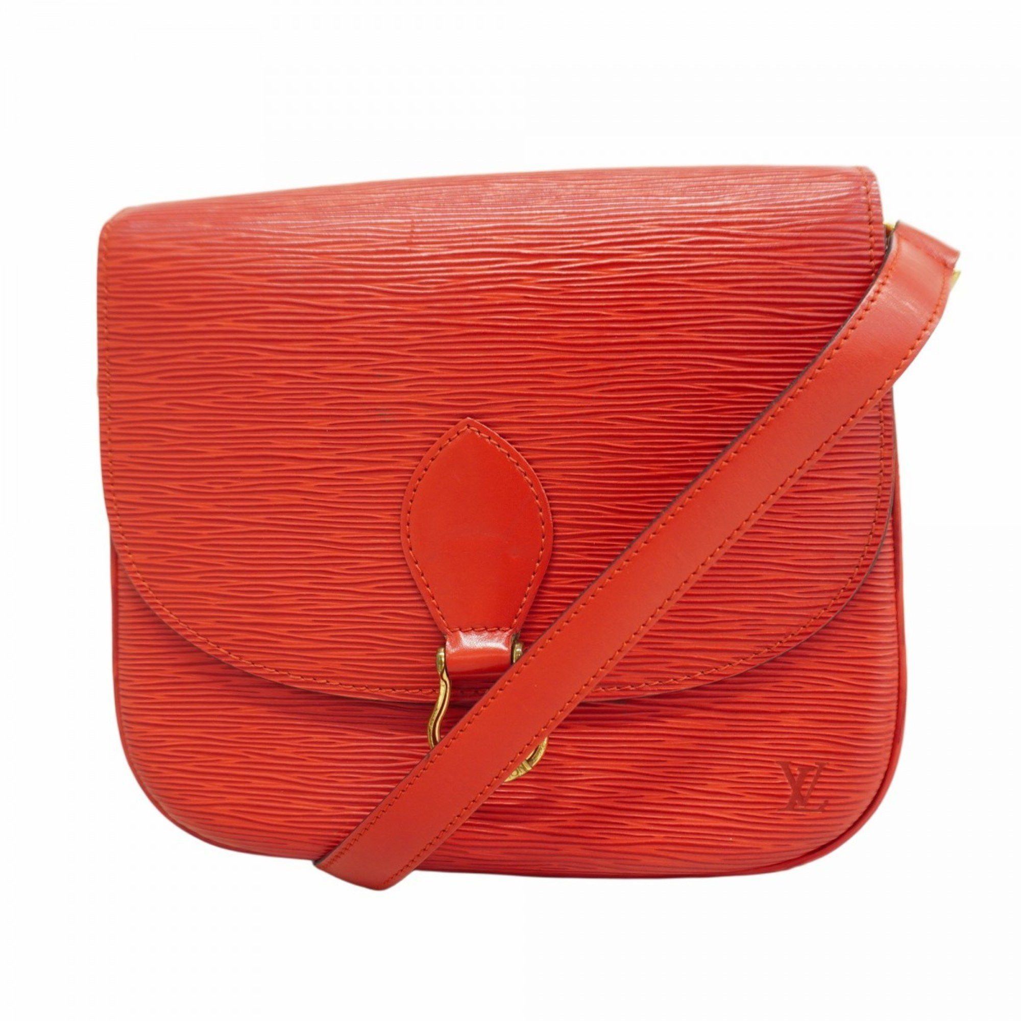 Louis Vuitton Shoulder Bag Epi Saint-Clair M52197 Castilian Red Women's