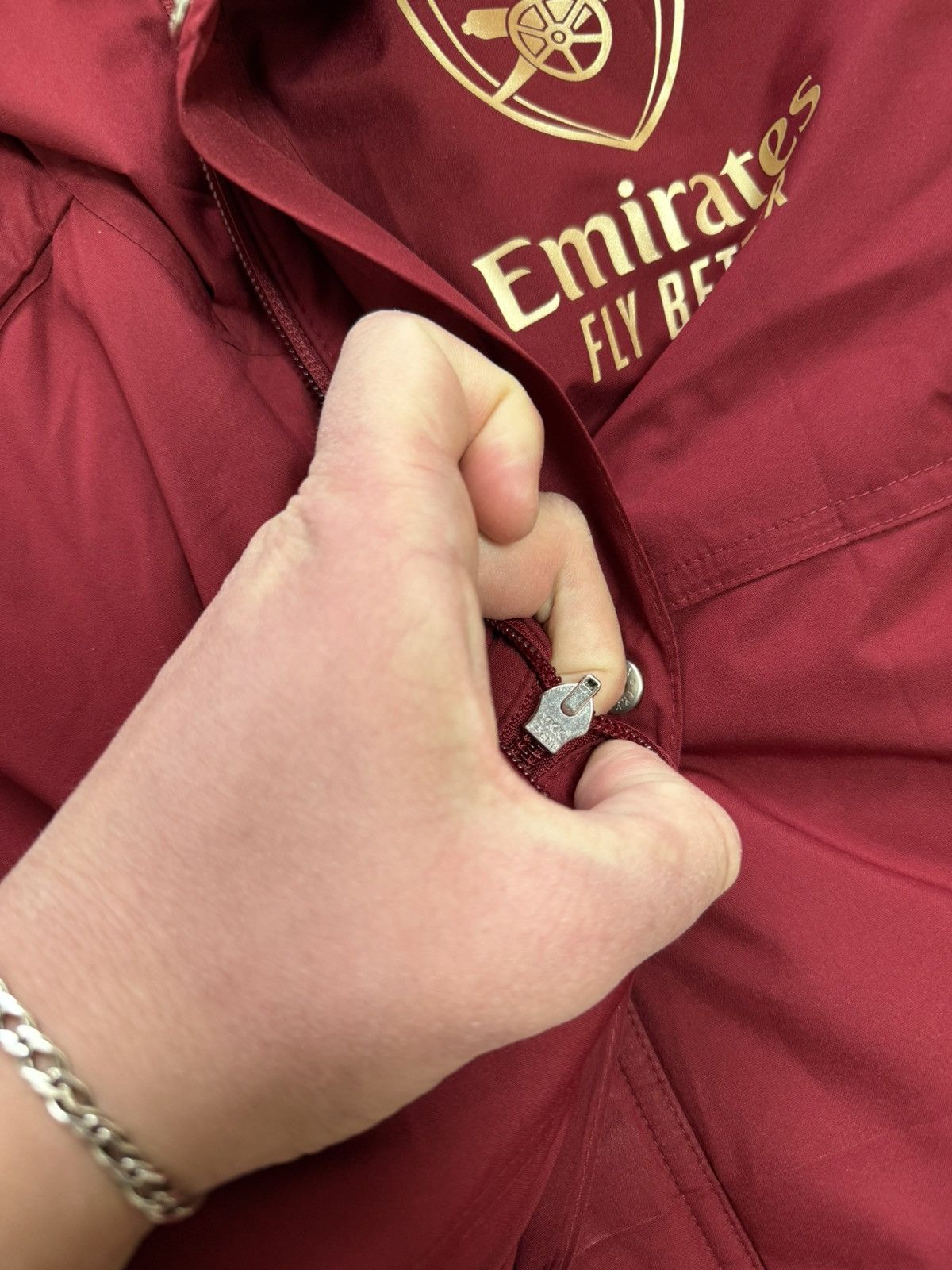 Adidas Arsenal Adidas 2023 2024 Stadium Parka Training Jacket Size US M / EU 48-50 / 2 - 12 Thumbnail