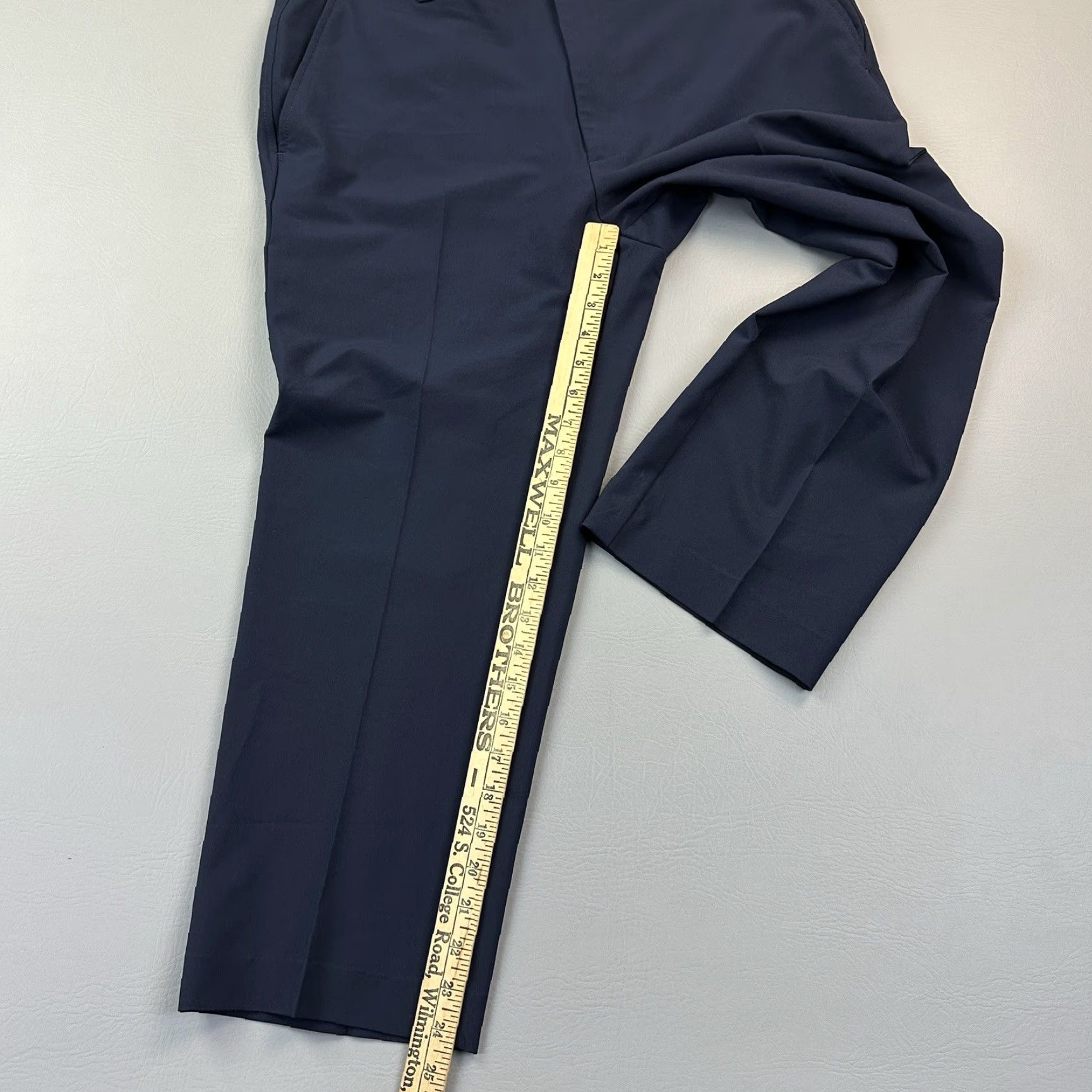 Footjoy Footjoy Pants Mens 36x25 Navy Performance Knit Chino Flat Front Stretch Golf Size US 36 / EU 52 - 2 Thumbnail