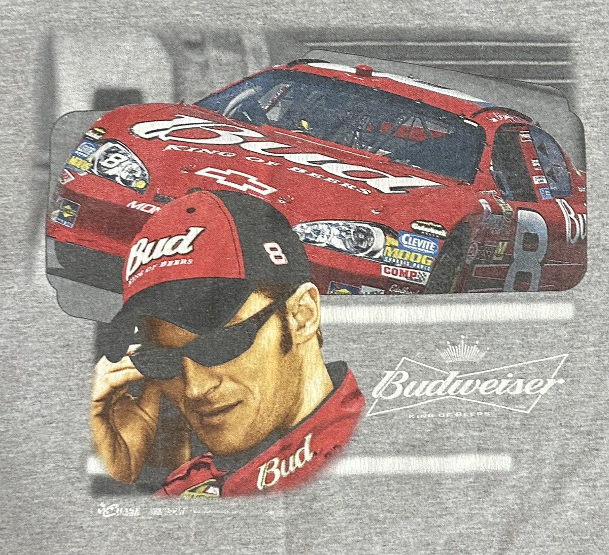 Chase Authentics × NASCAR × Vintage Dale Earnhardt Jr y2k T-Shirt Size US XL / EU 56 / 4 - 4 Thumbnail