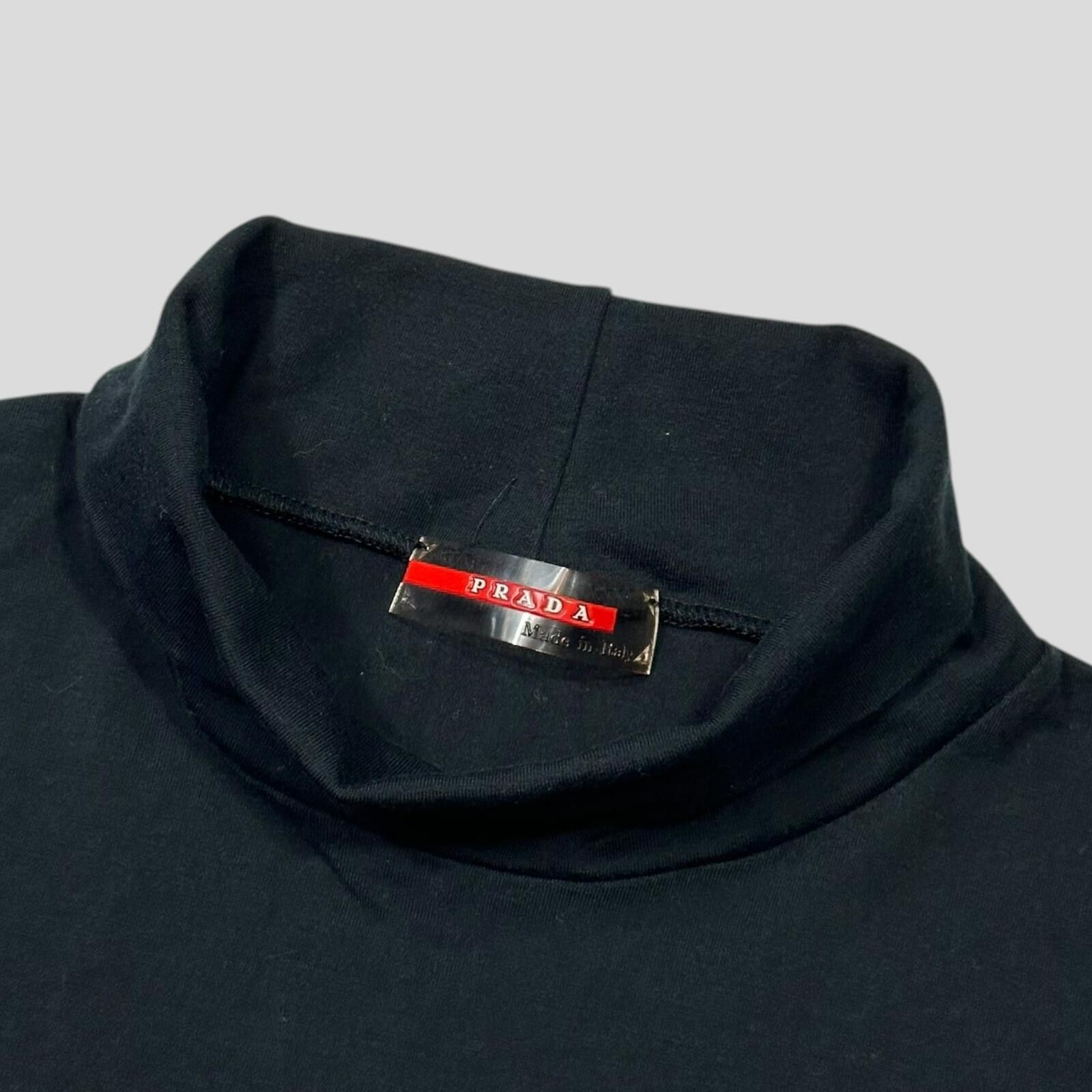 Prada Prada Sport 00’s Red Tab Turtleneck Technical Zip T-shirt SM Size US M / EU 48-50 / 2 - 4 Thumbnail