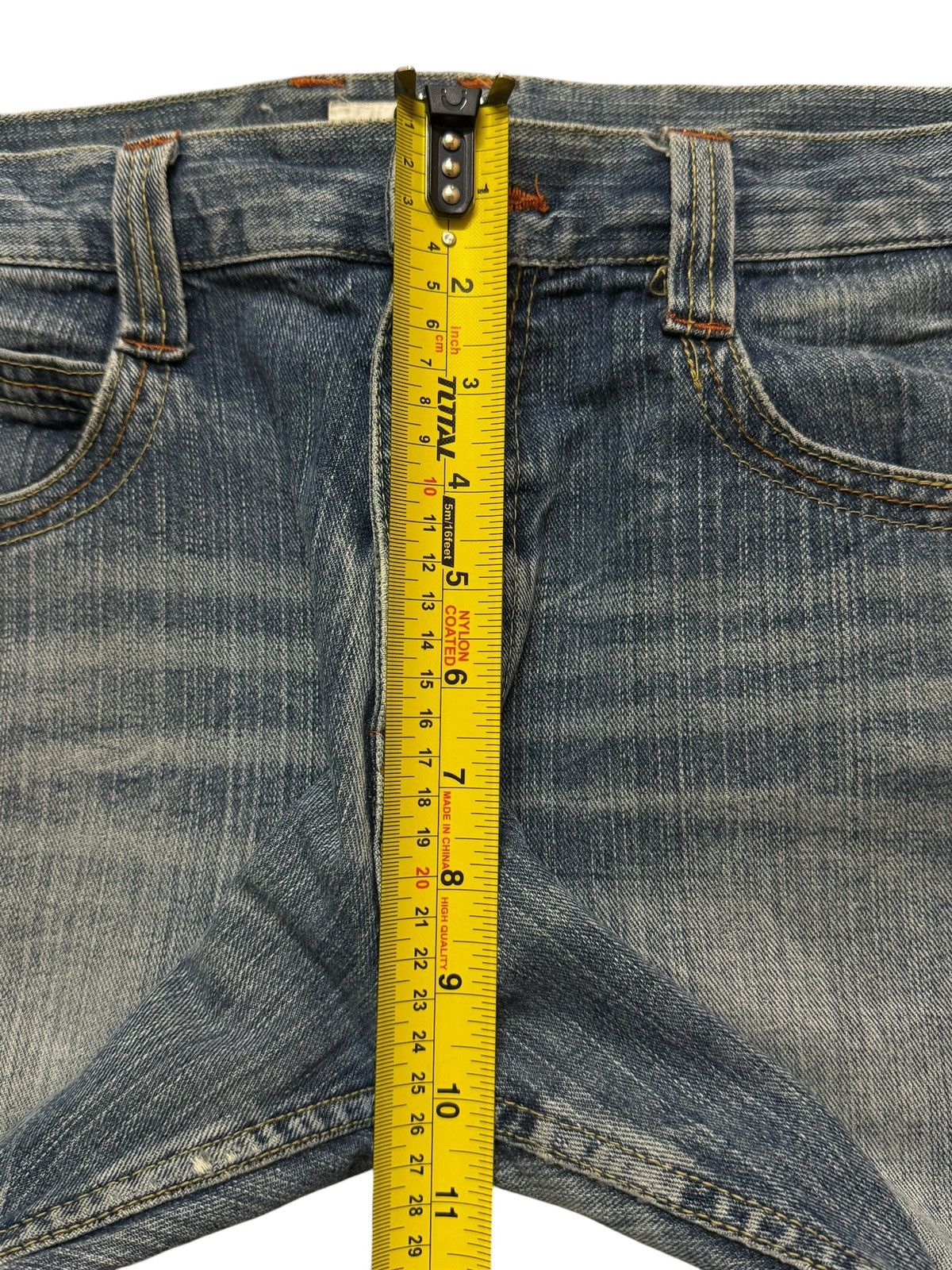 Japanese Brand Vintage Y2K Japanese Brand Blue Faded Wash Wide Leg Jeans Size US 32 / EU 48 - 11 Thumbnail