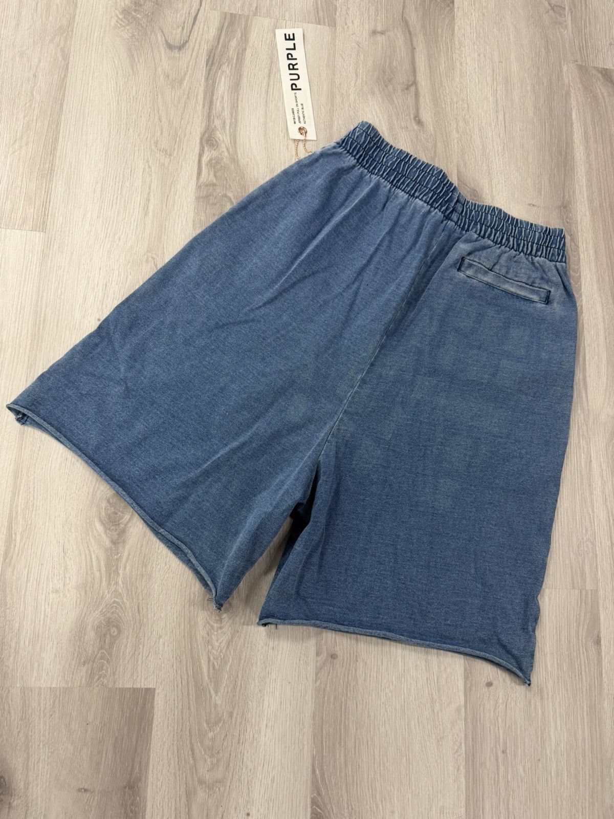 Purple Brand Purple Brand Jersey Pull-On Shorts Authentic Blue Size US 32 / EU 48 - 6 Thumbnail