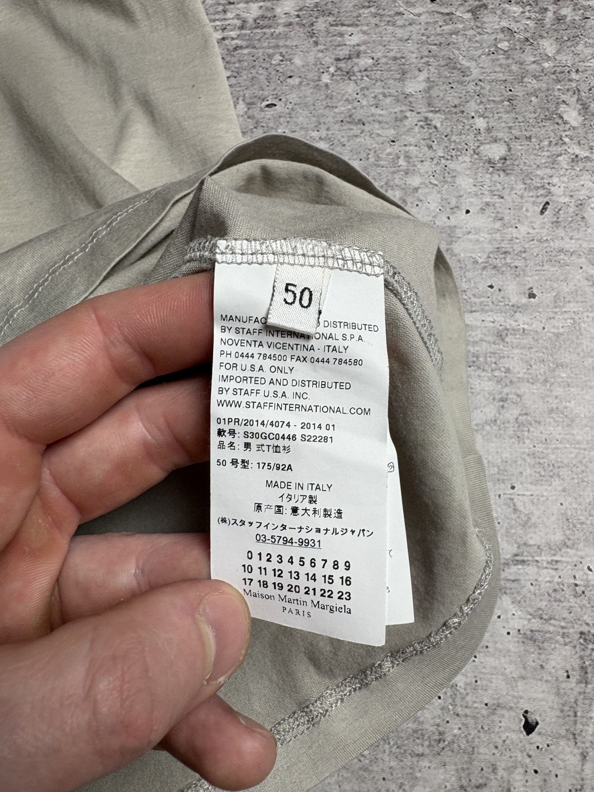 Maison Margiela Maison Martin Margiela Luxury Tshirt Size US M / EU 48-50 / 2 - 8 Thumbnail