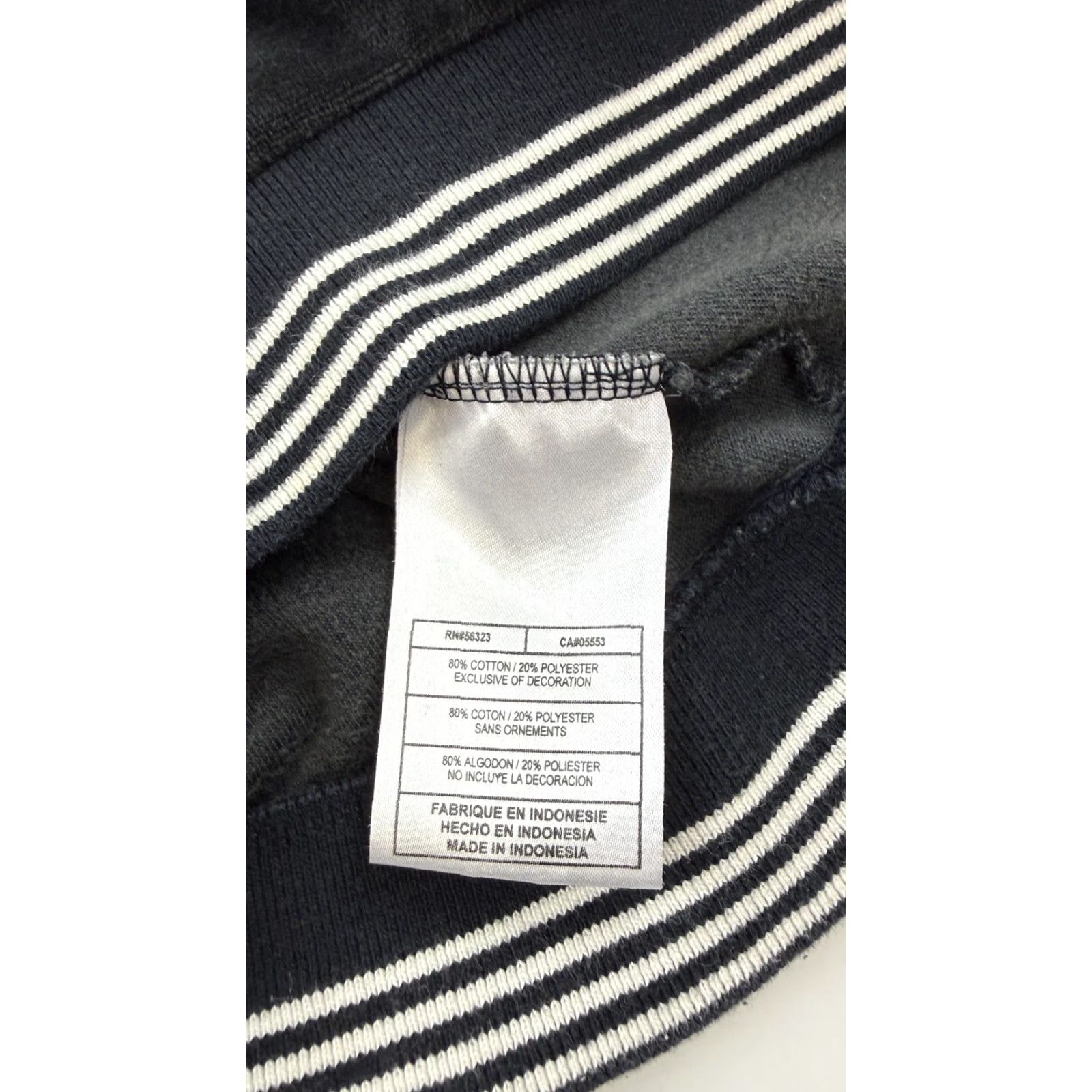 Nike Nike Velour Hoodie Women's Small Black Full Zip Swoosh Striped Trim Piping Jacket Size S / US 4 / IT 40 - 7 Thumbnail