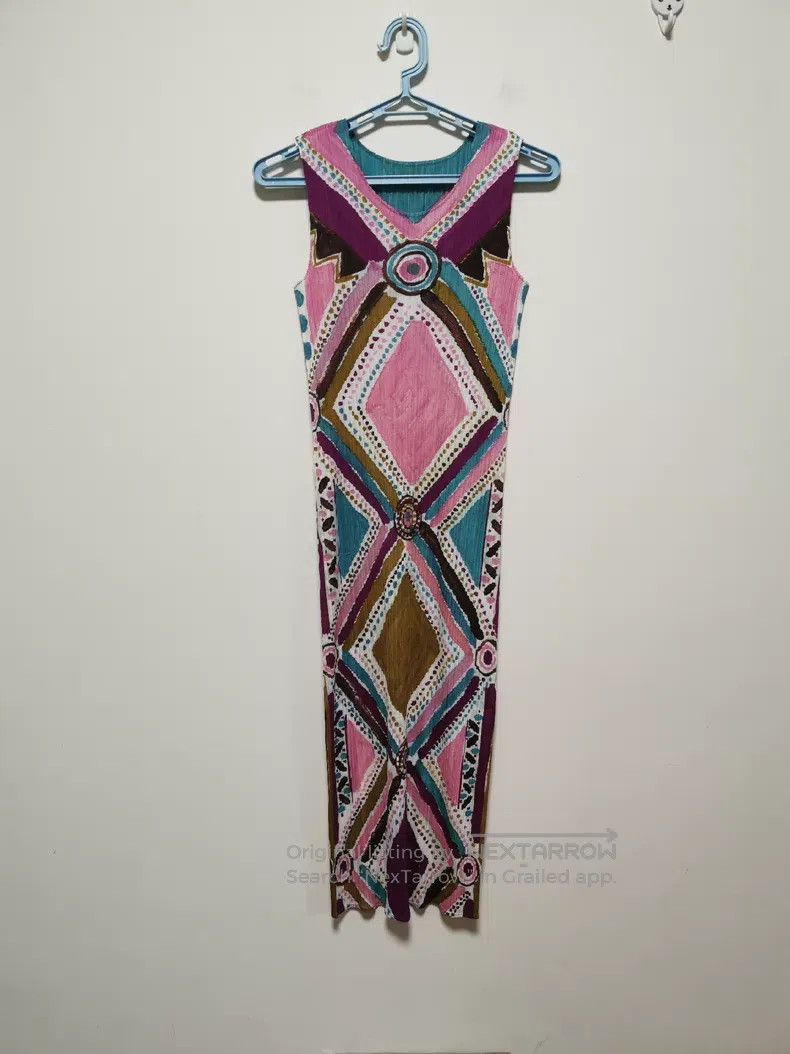 Issey Miyake Issey Miyake Pastel Dress Size XL / US 12-14 / IT 48-50 - 1 Thumbnail